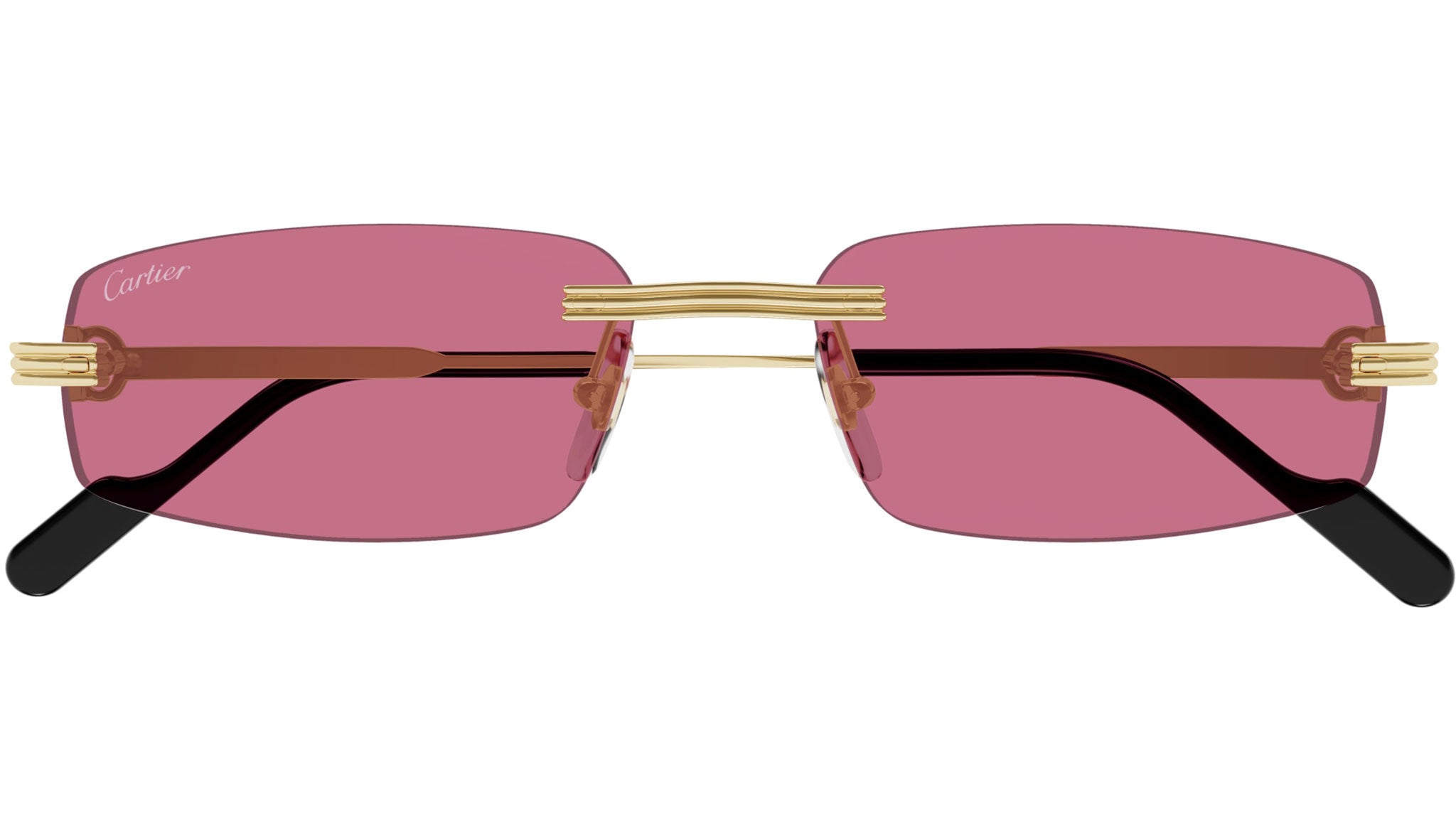 Cartier Première CT0535S Sunglasses 004 Shiny Gold - eye-oo.com