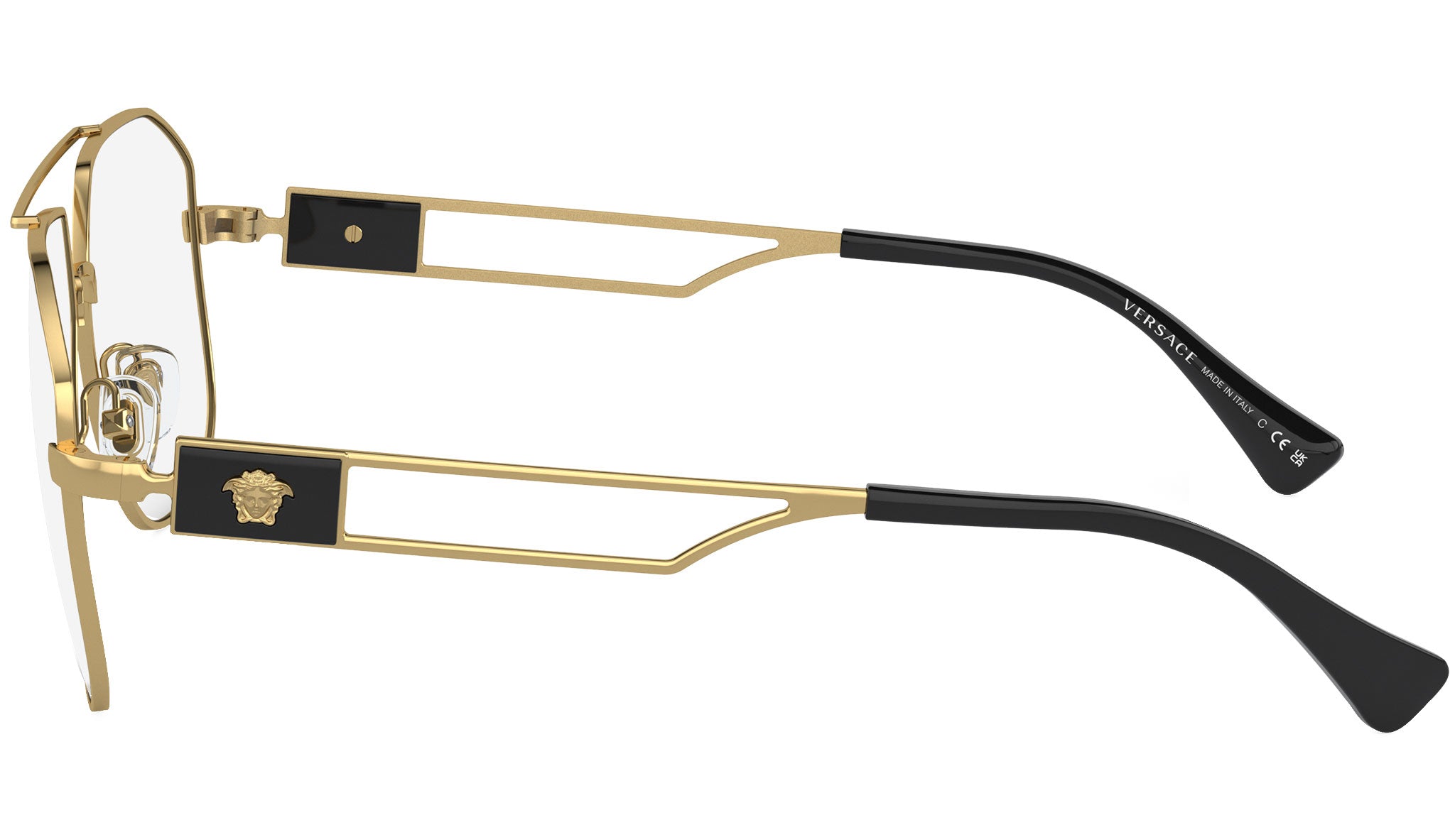Versace VE1287 Optical Frame 1002 Gold - eye-oo.com