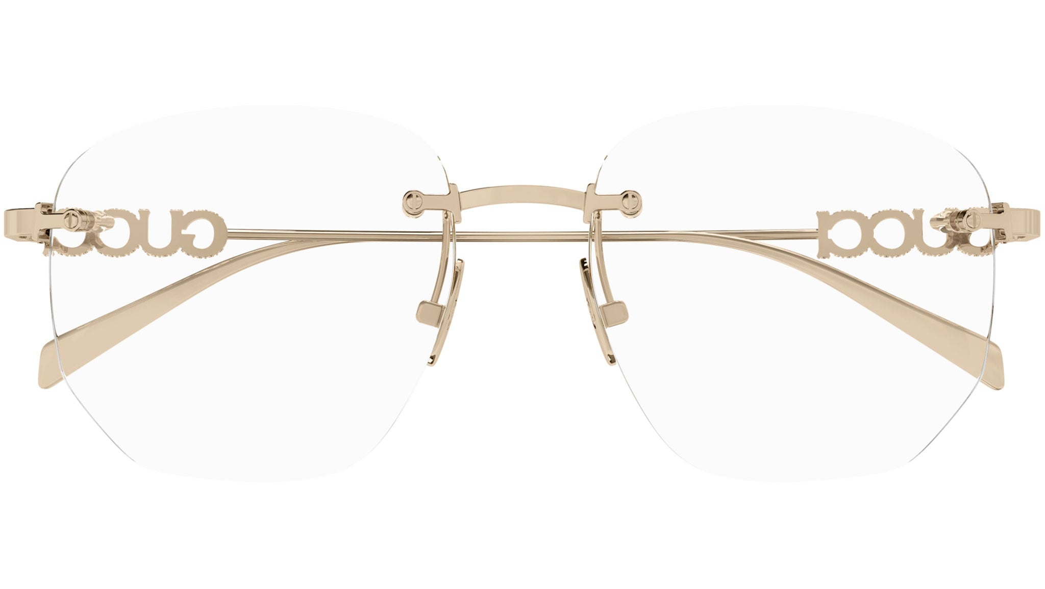 Gucci Eyeglasses GG1806O 003 Rose Gold - eye-oo.com