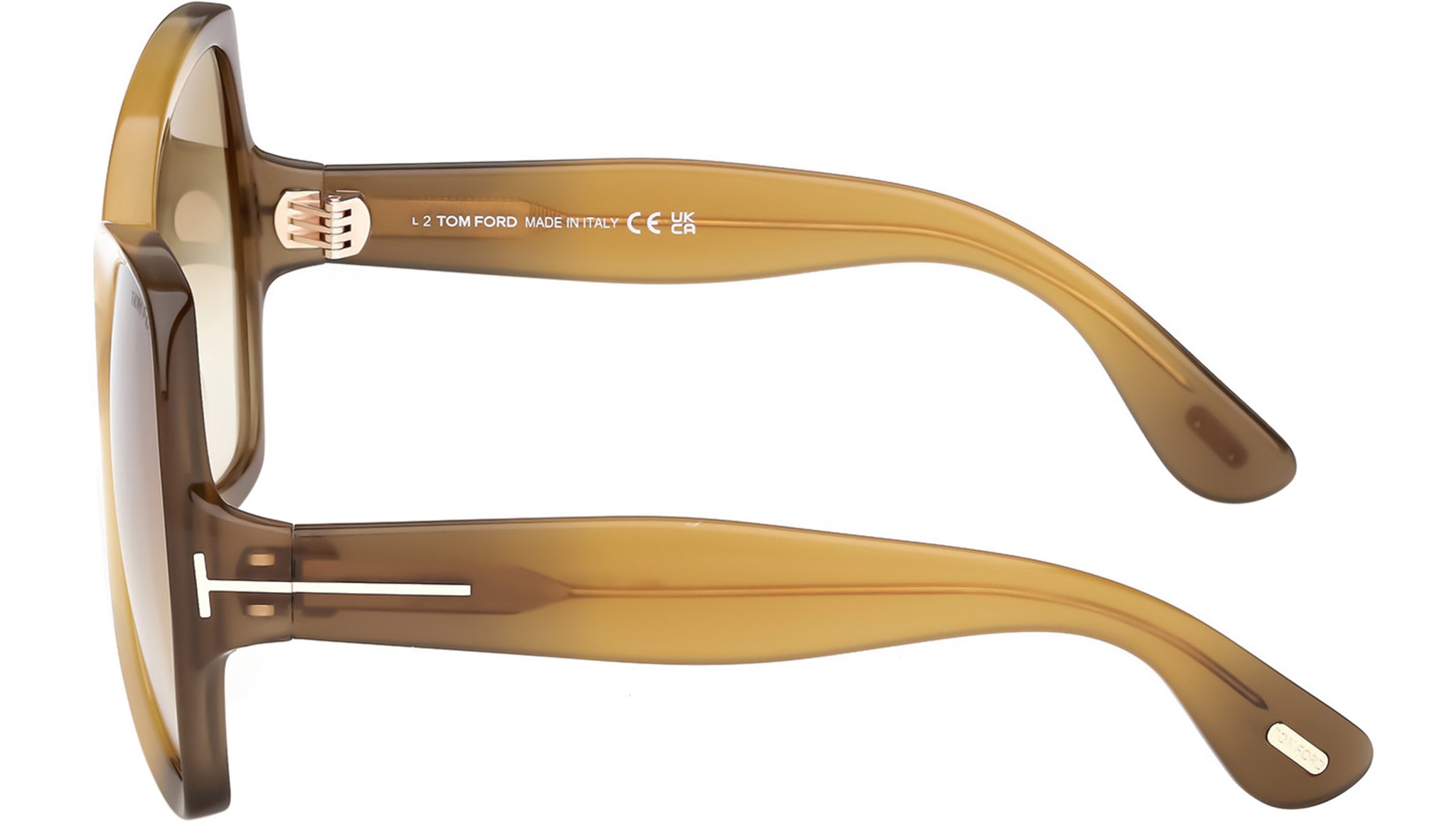Tom Ford Jerry Sunglasses FT1222 41F Yellow / Gradient - eye-oo.com