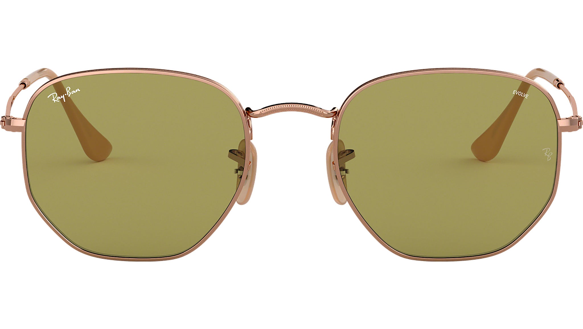 Ray-Ban Hexagonal Sunglasses with Brown Lenses Ray-Ban RB3548N Hexagonal Flat Lenses Sunglasses | LensCrafters main image 2