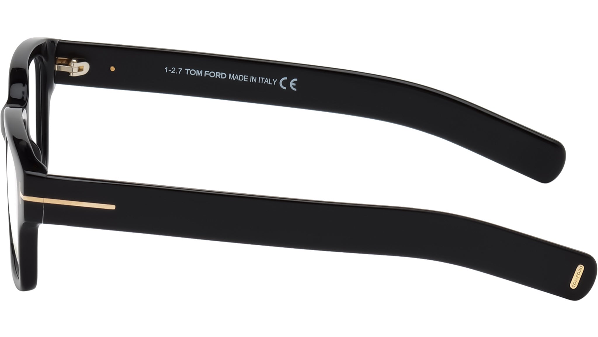 Final Price! Tom Ford FT5827-B 001 Black Eyeglasses 55mm Tom Ford FT5527-B Optical Frame 001 Shiny Black - eye-oo.com main image 2