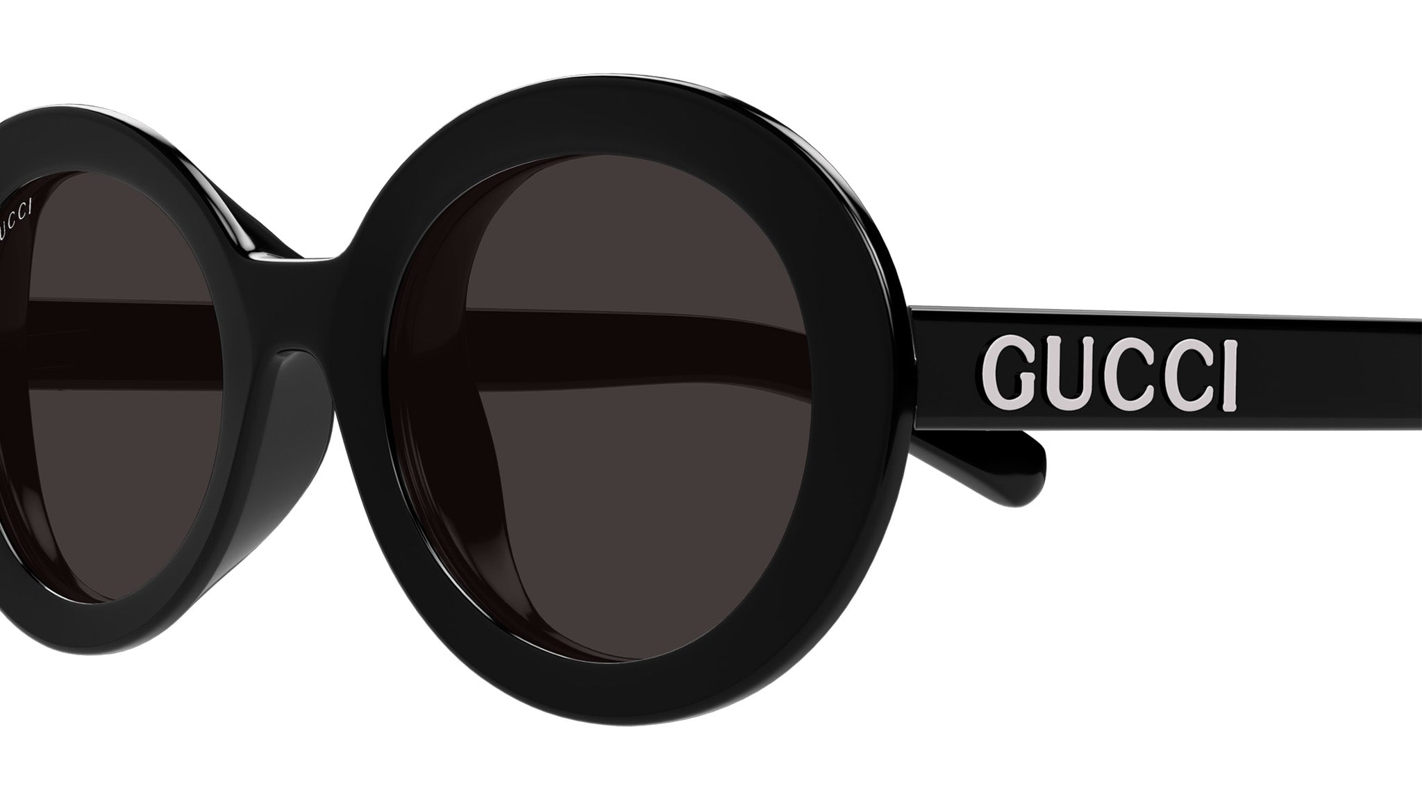 Gucci Black Round Women\'s Sunglasses with Dark Lenses Gucci GG1308S 001 Sunglasses Women main image 4