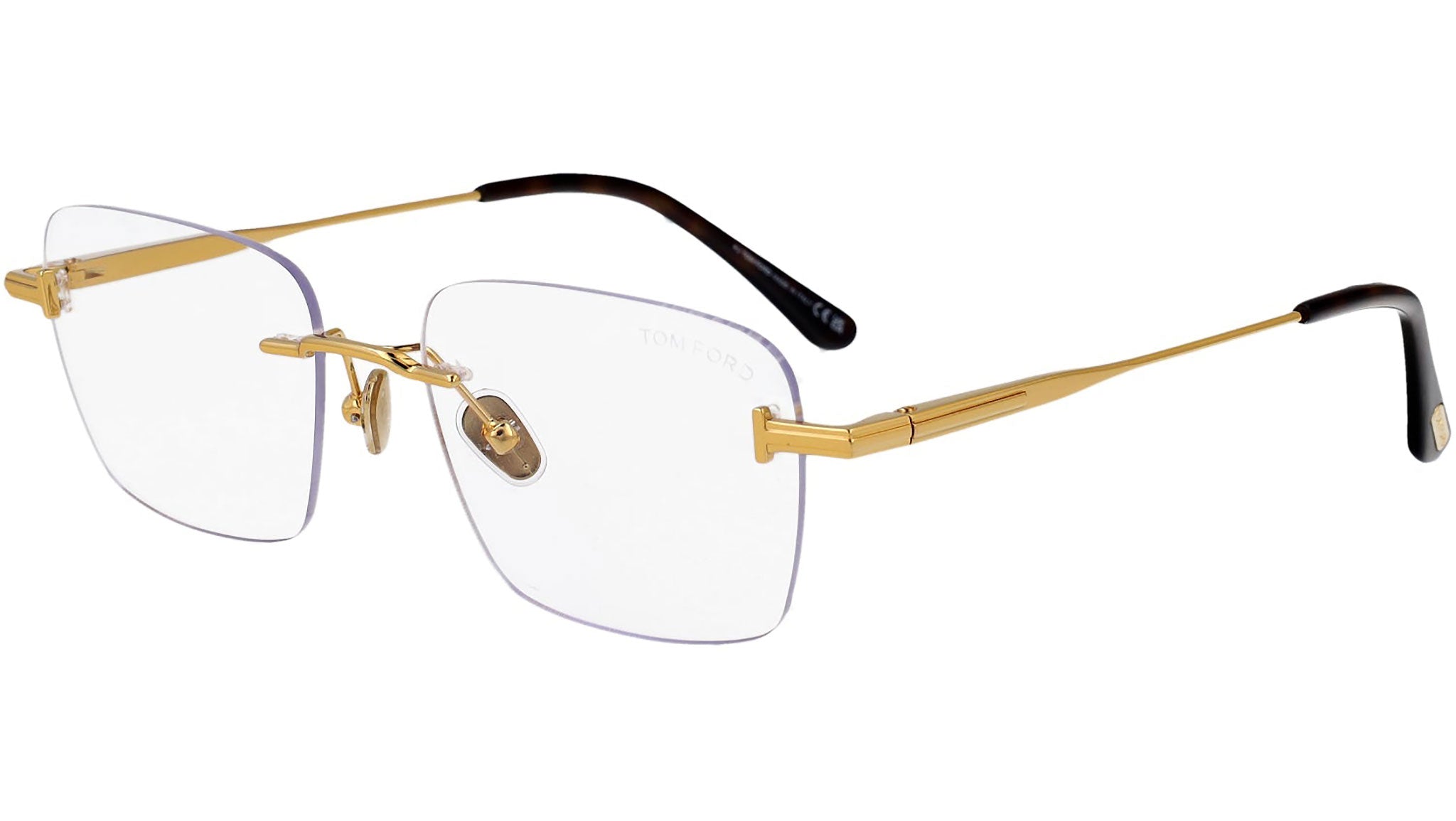 Tom Ford FT6117-B Glasses 030 Shiny Deep Gold - eye-oo.com display picture 1