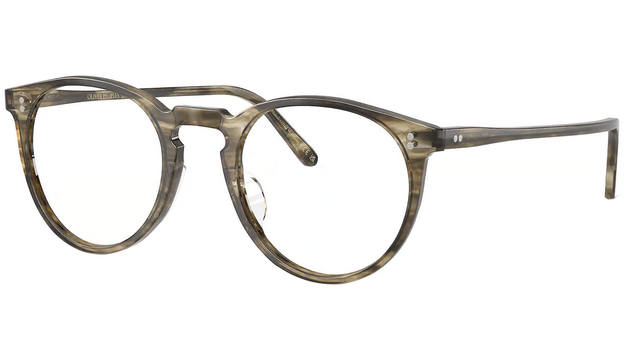 Oliver Peoples O'Malley Glasses OV5183 1735 Soft Olive Bark - eye