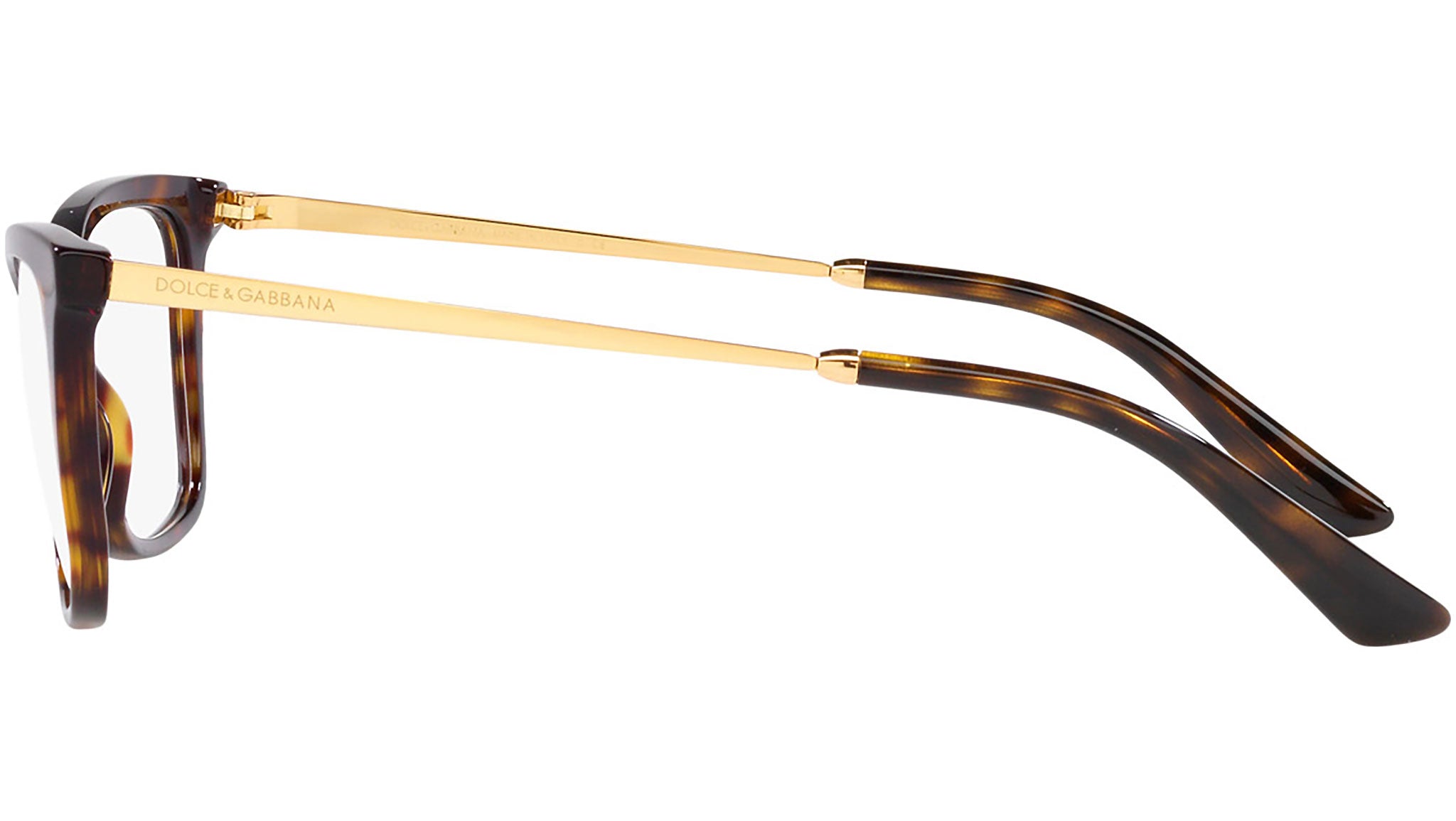 NEW DOLCE & GABBANA EYEGLASSES, WOMEN HAVANA/GOLD EYEWEAR DG3347 502 Dolce & Gabbana DG3347 502 Havana Eyeglasses for Woman  main image 3