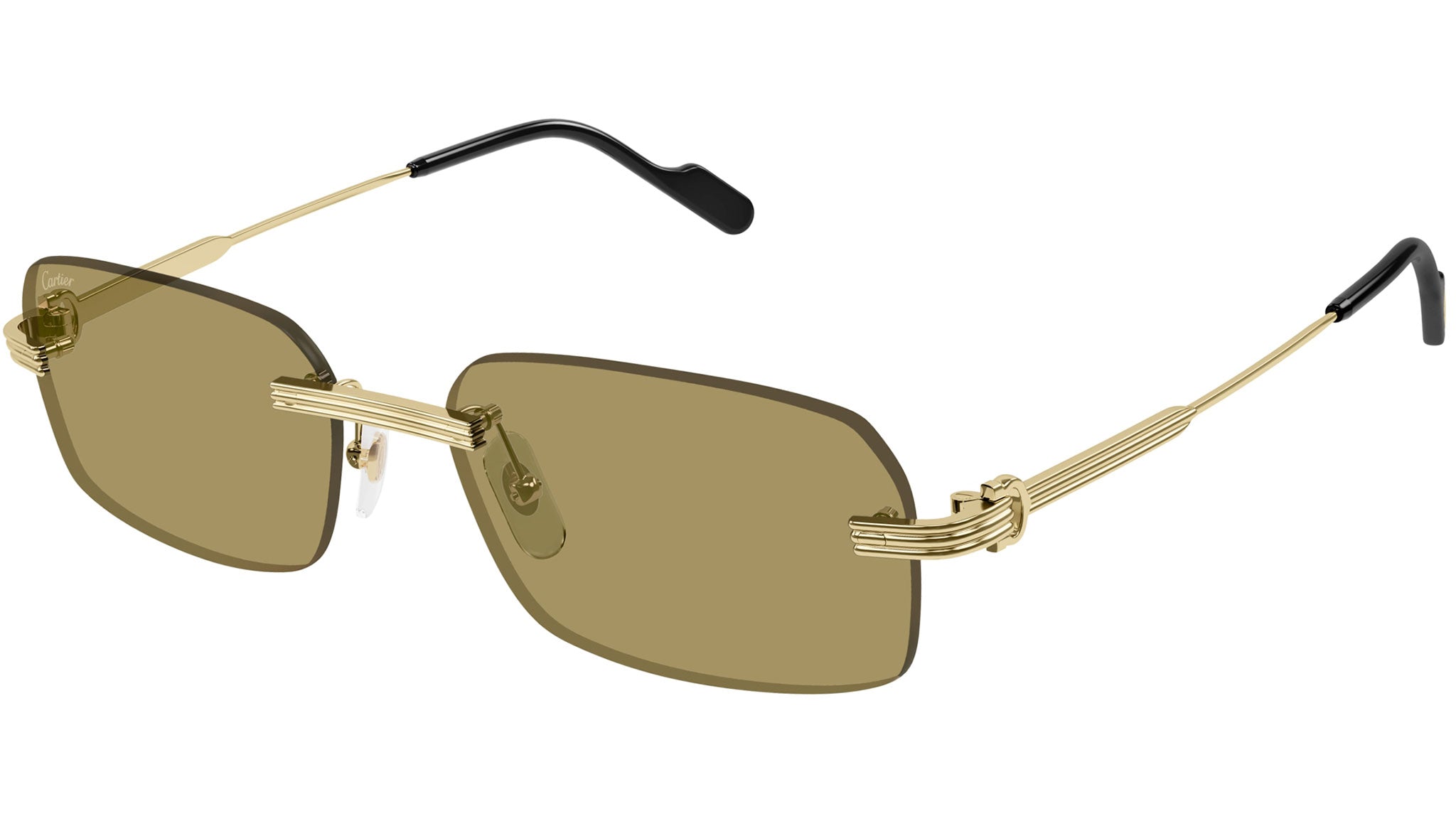 Cartier Première CT0271S Sunglasses 009 Shiny Gold - eye-oo.com