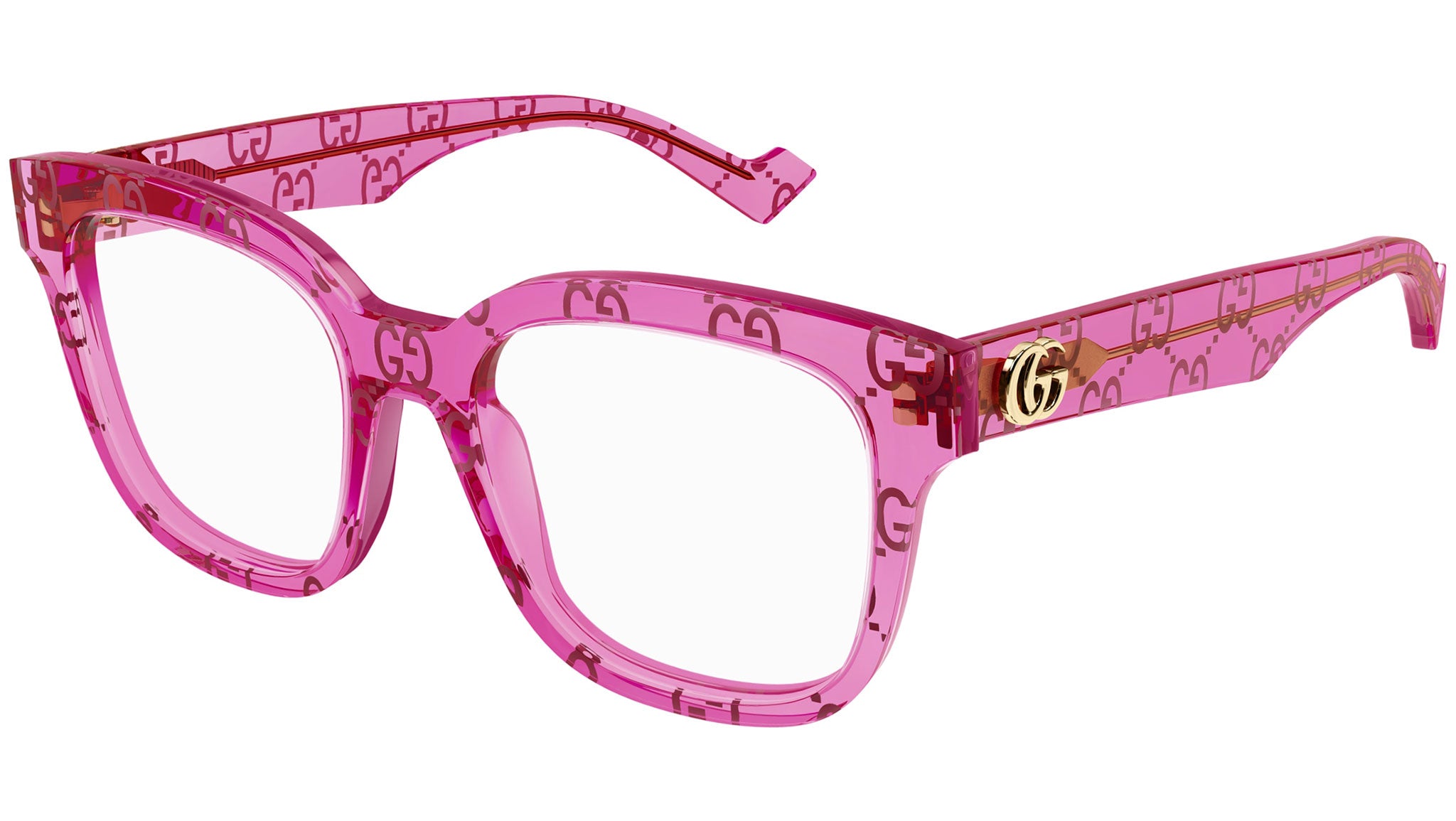 Gucci Eyeglasses GG0958O 011 Crystal Pink - eye-oo.com