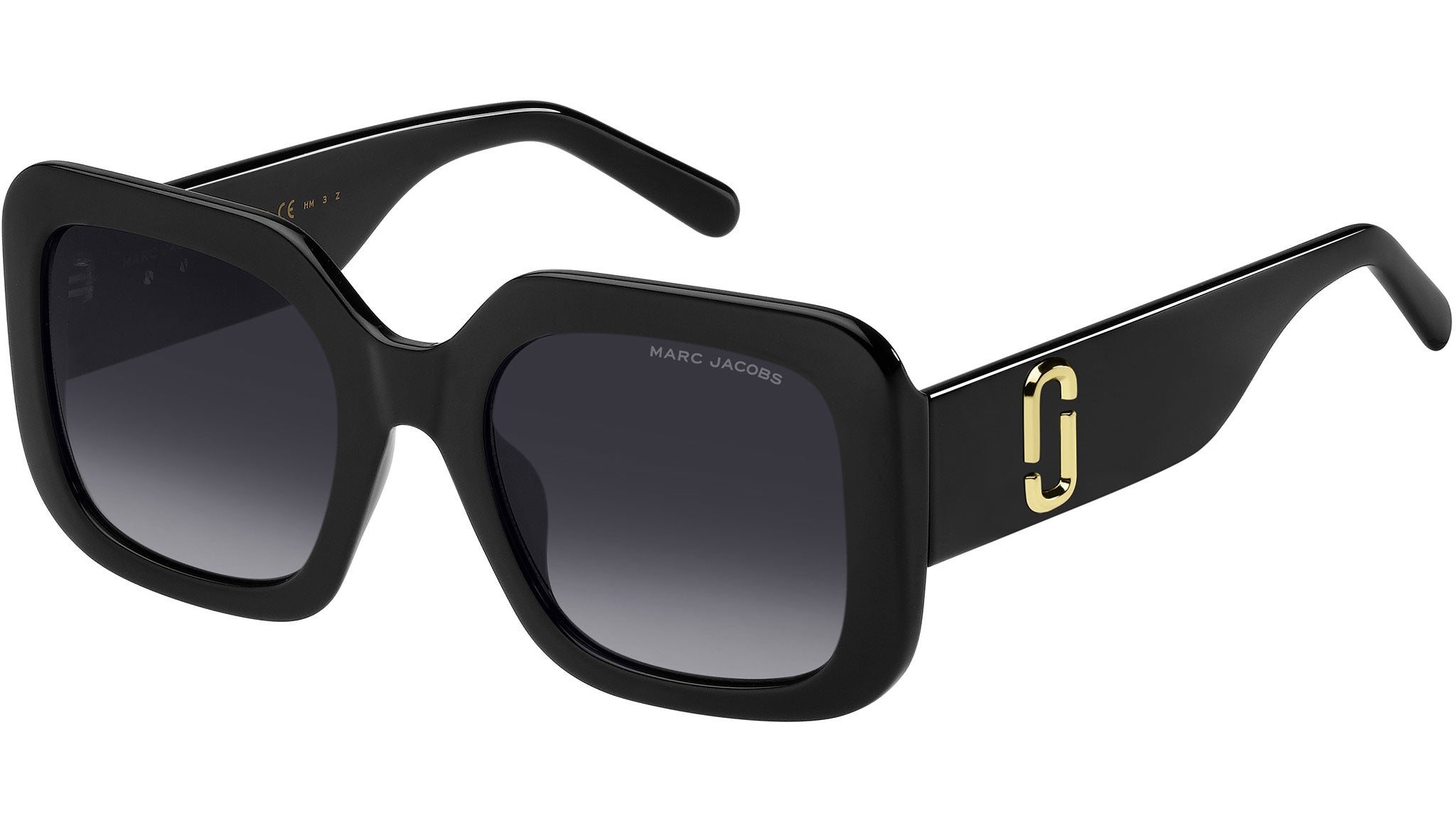 Marc Jacobs MARC 647/S 08A WJ Sunglasses Black Grey - eye-oo.com