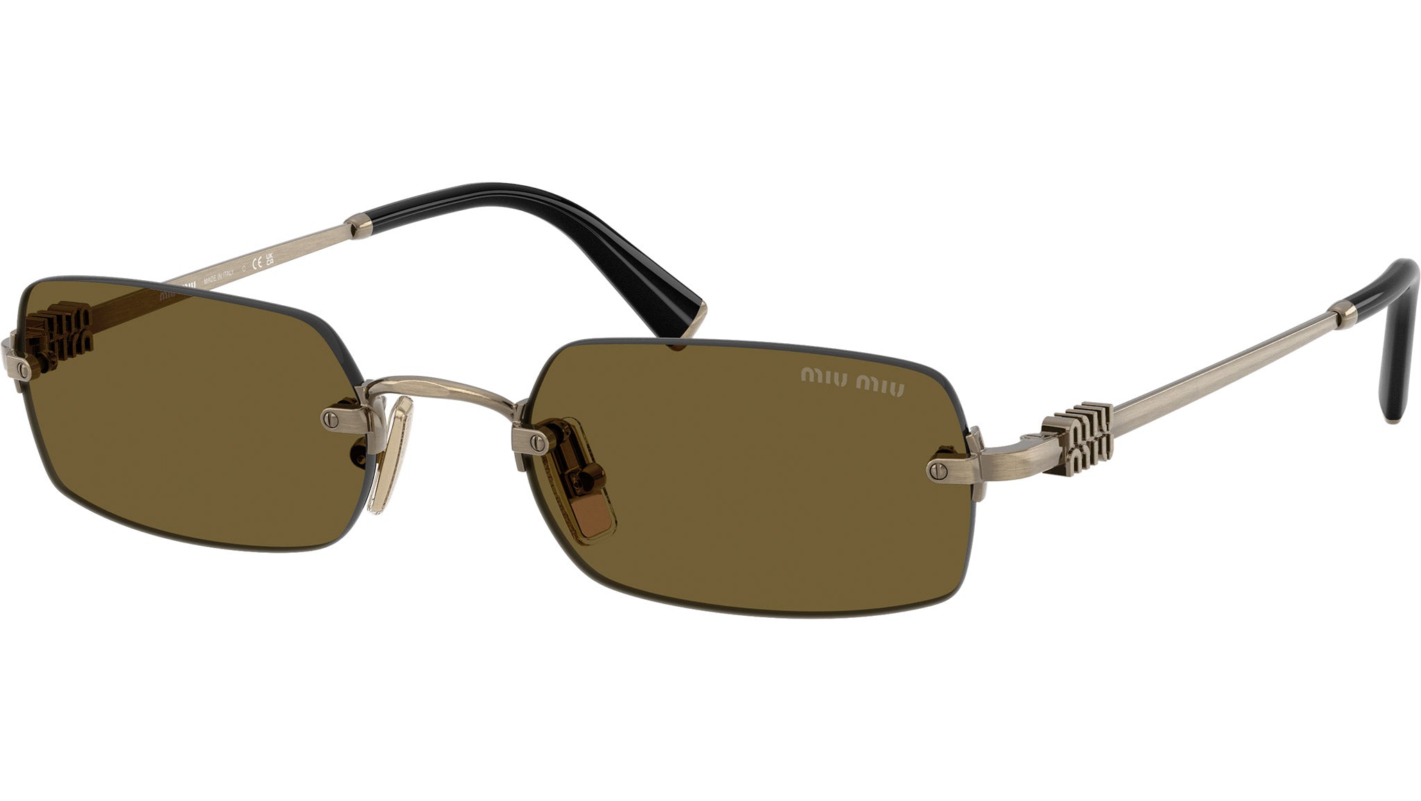 Miu Miu MUB50S Sunglasses 26C09Z Old Gold - eye-oo.com
