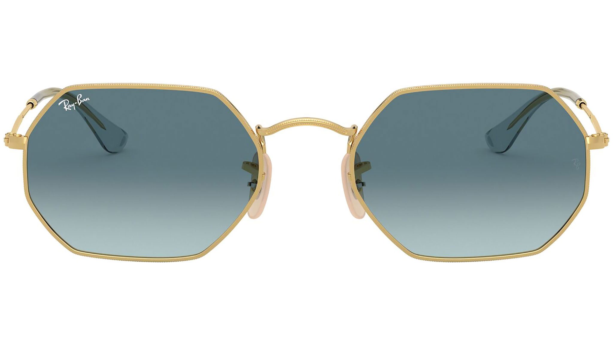 Ray-Ban Octagonal RB3556N 91233M Gold Sunglasses - eye-oo.com display picture 2