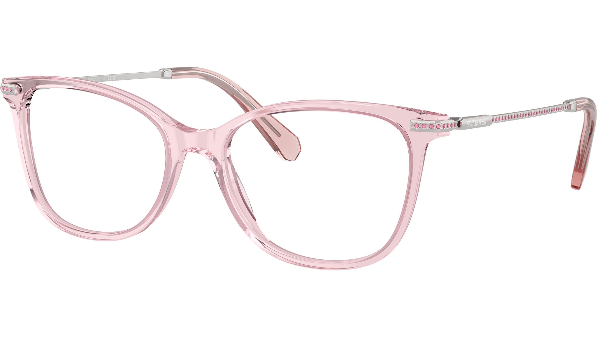 Swarovski SK2010 Glasses 3001 Transparent Rose - eye-oo.com display picture 2