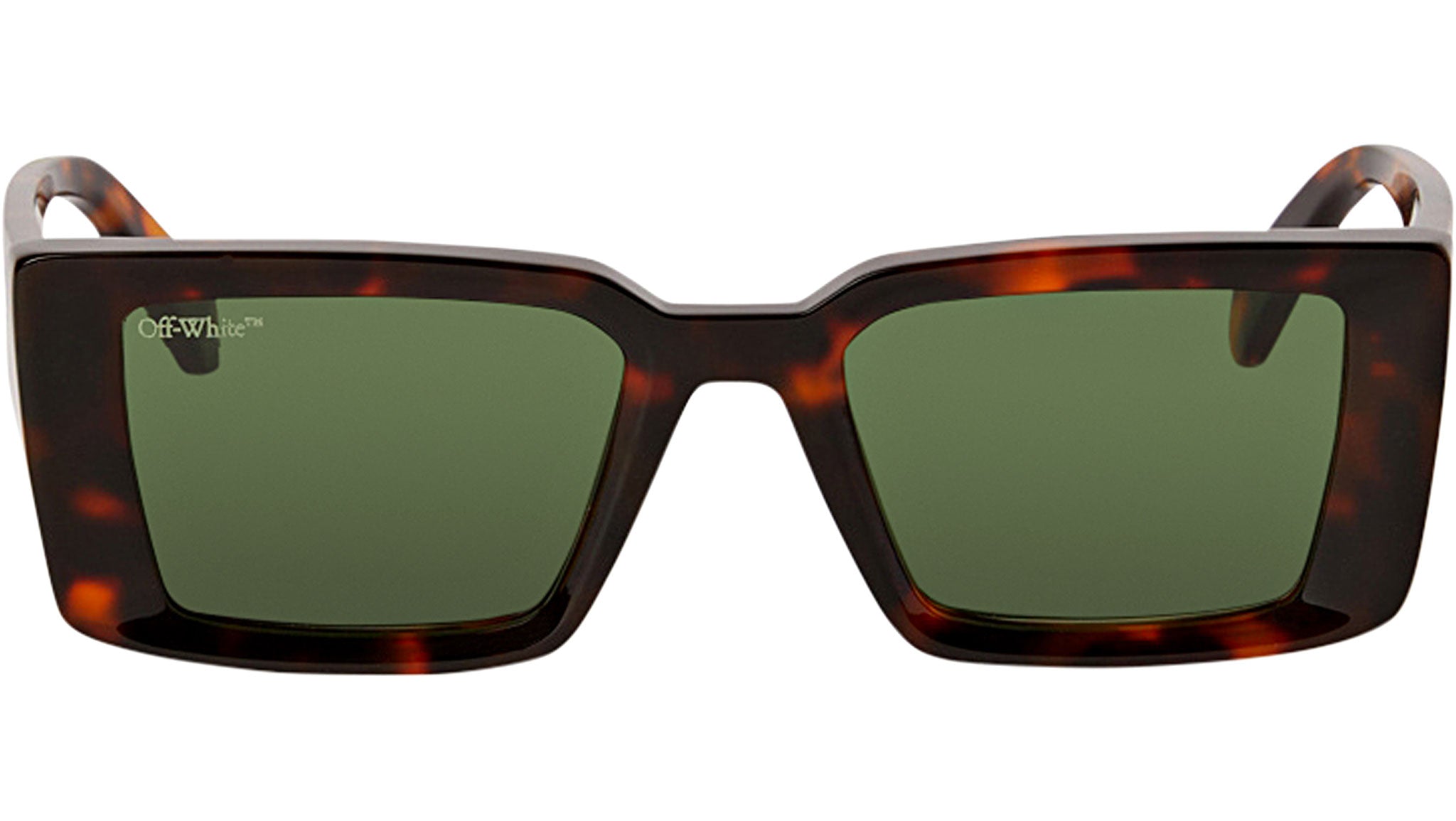Off-White Savannah Havana Green Sunglasses - eye-oo.com