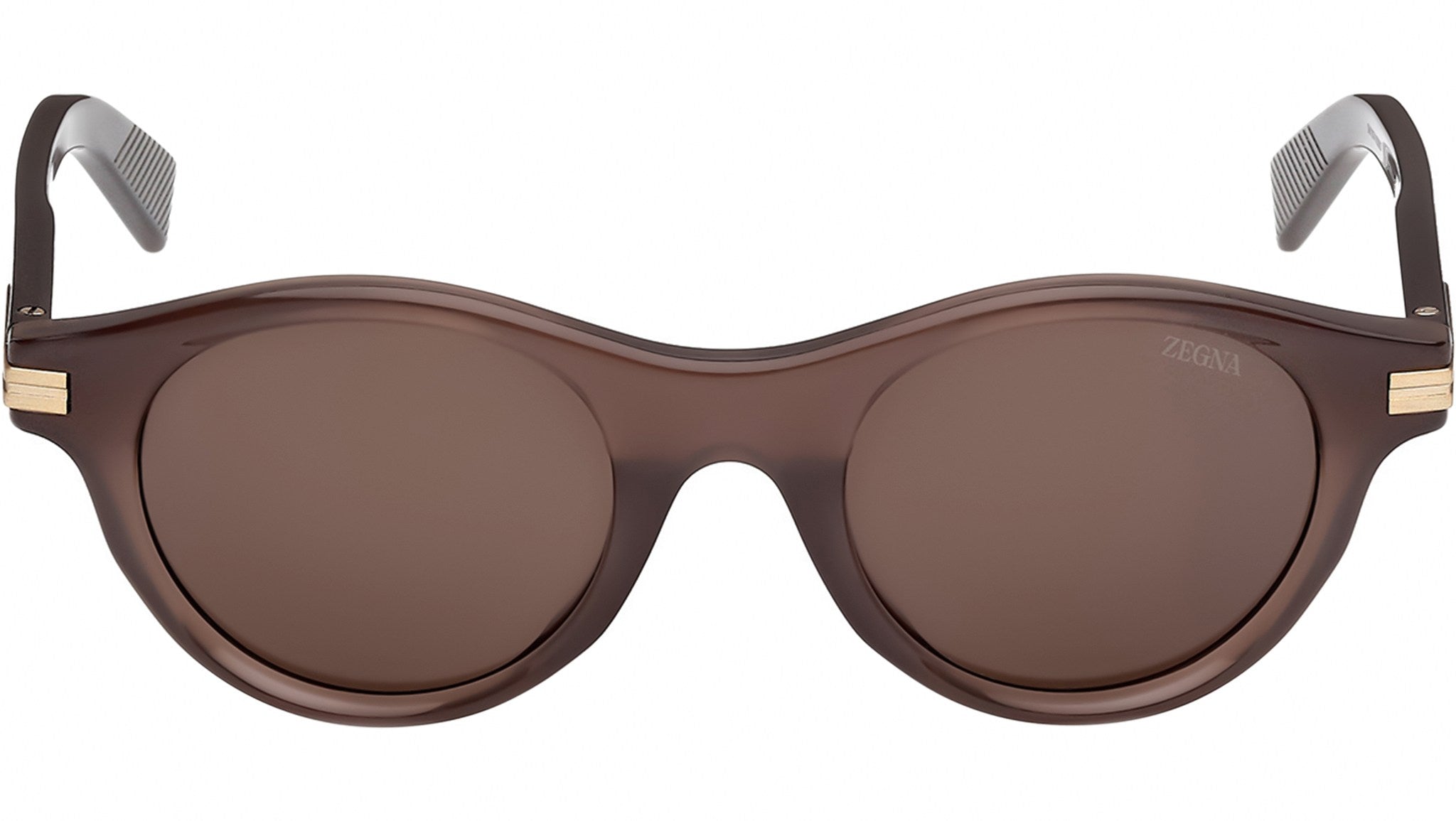 IENA - めぐ Zegna EZ0271 48E Sunglasses Shiny Dark Brown - eye-oo.com