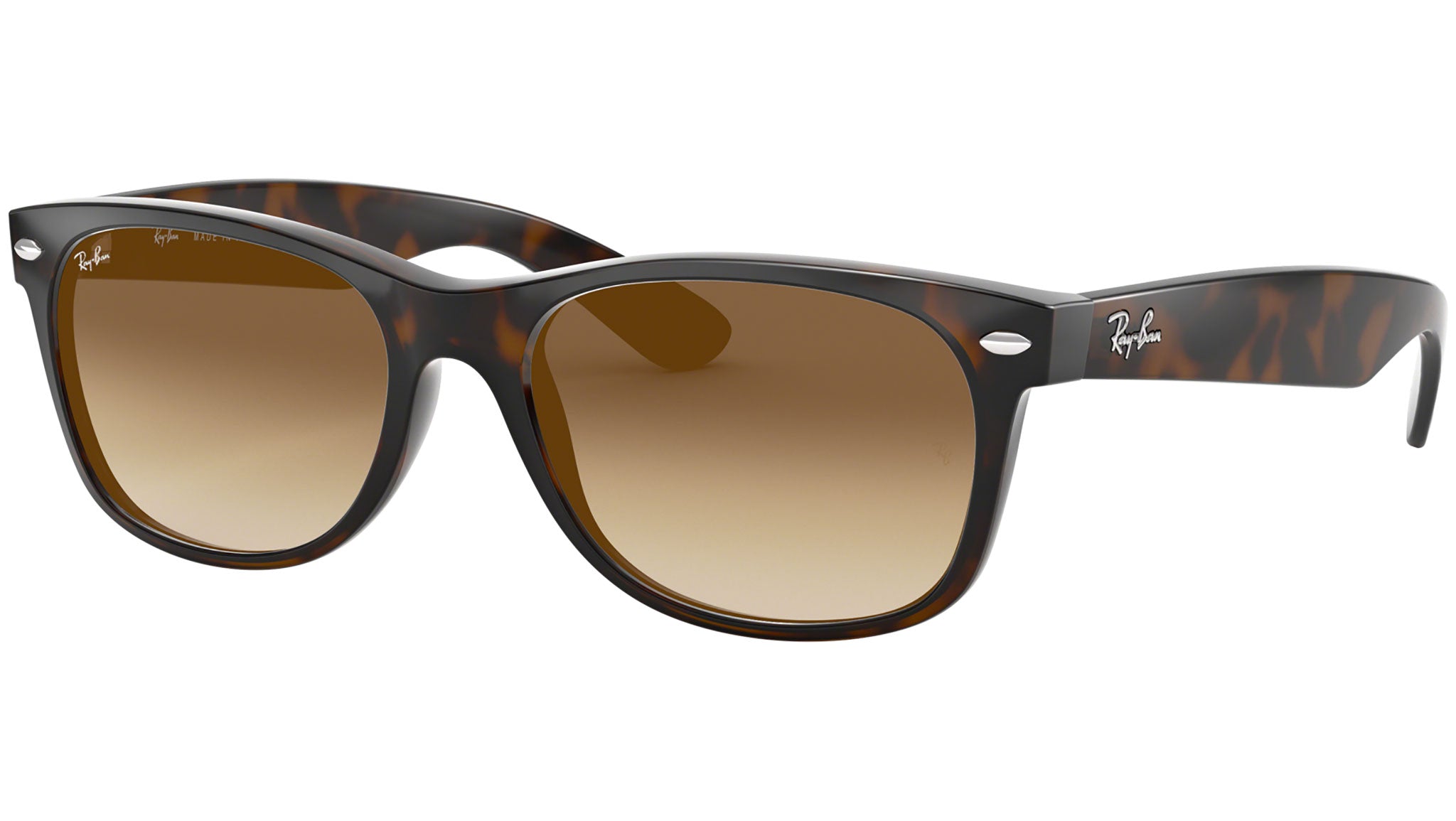 Ray-Ban New Wayfarer RB2132 710/51 Tortoise Sunglasses - eye-oo.com