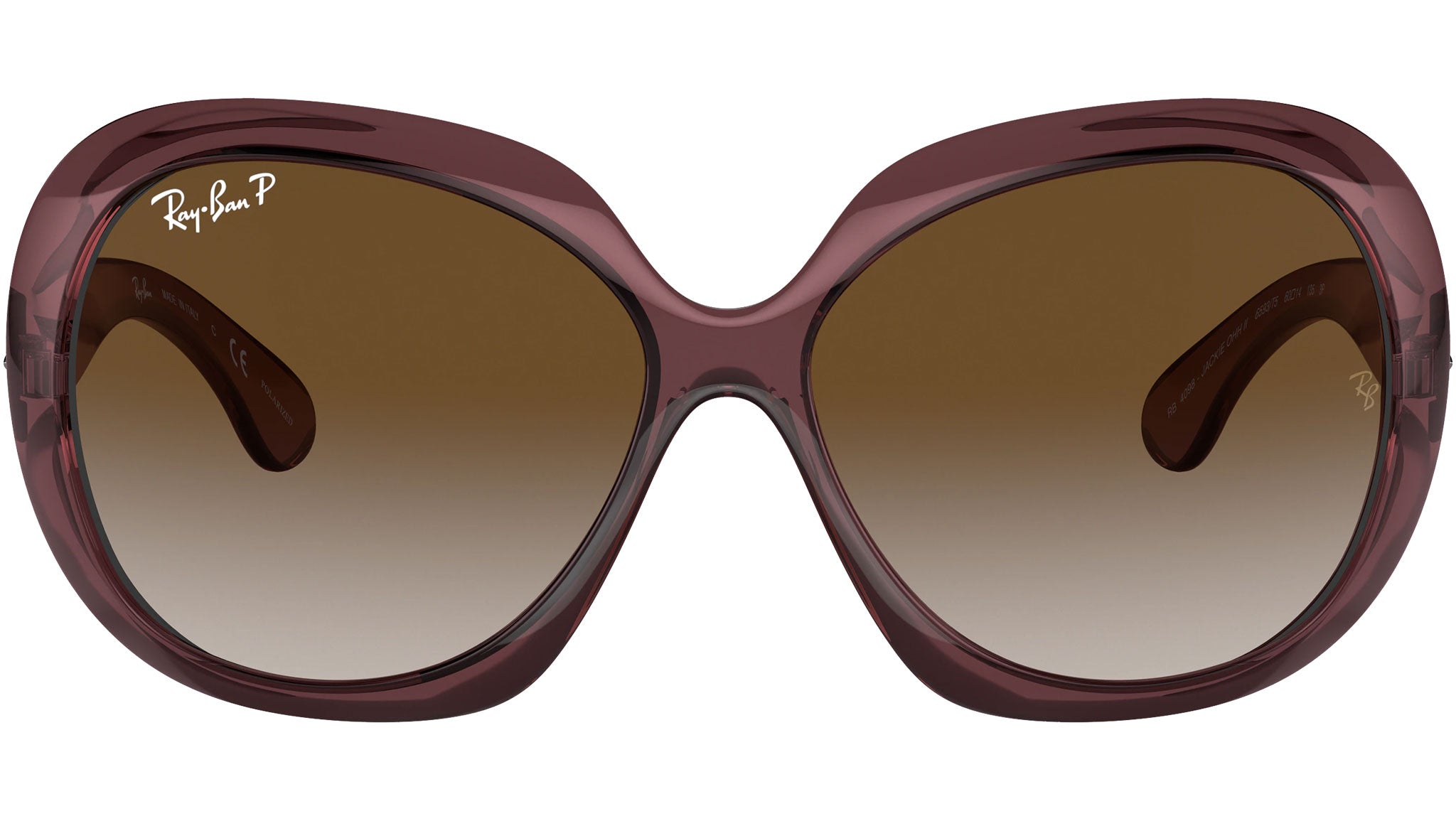 Ray-Ban Jackie Ohh II RB4098 6593T5 Brown Sunglasses
