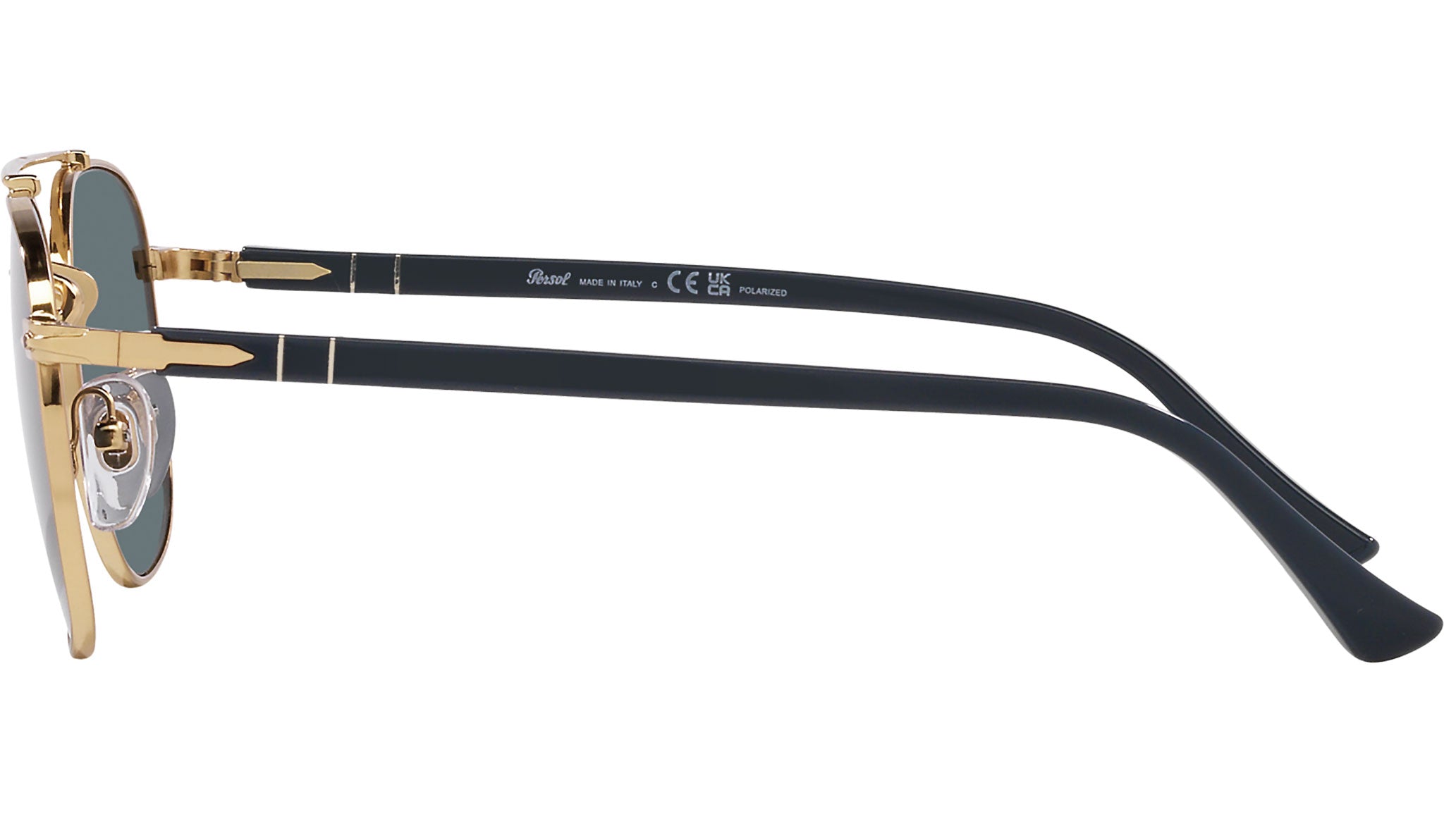 Persol Sunglasses PO1006S Gold 515/3R Blue Lens - eye-oo.com display picture 1