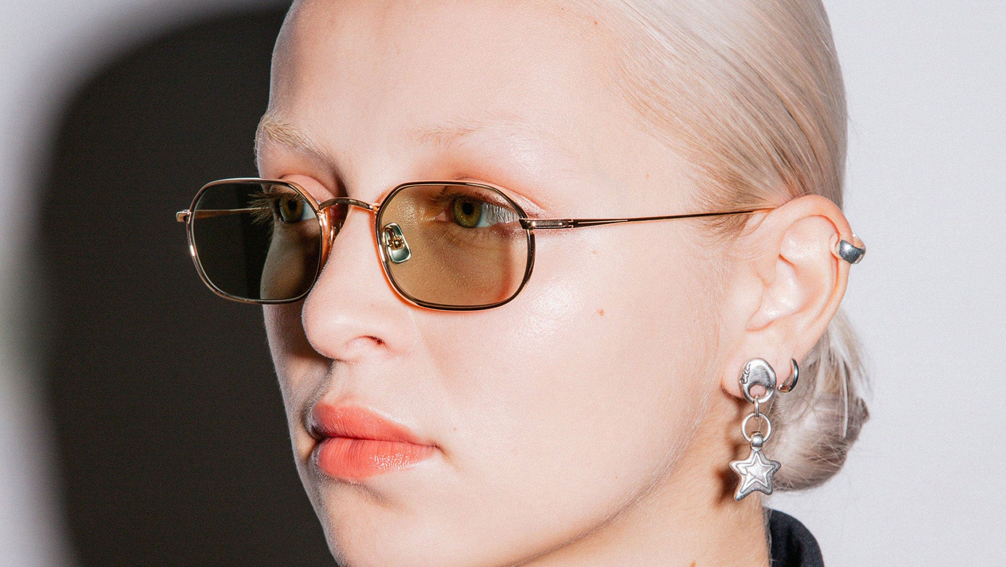 Peter and May Akira Gold Graphite Green Sunglasses - eye-oo.com