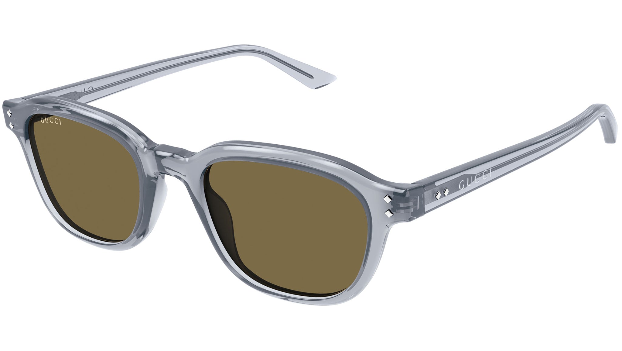 Gucci GG1892S 005 Panthos Sunglasses Transparent Grey - eye-oo.com