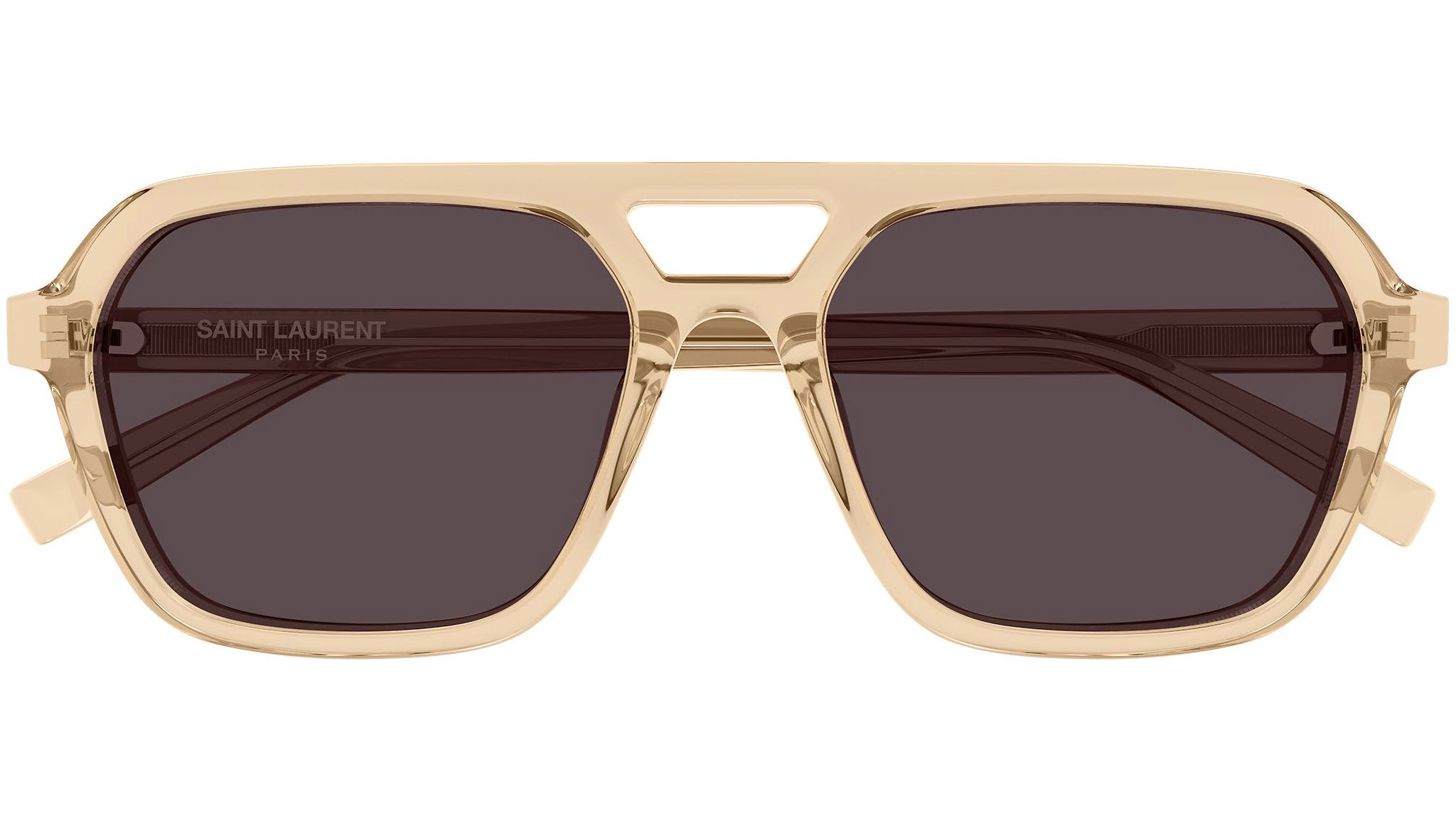 Saint Laurent SL 905 Glasses 004 Yellow Brownish Red Sunglasses