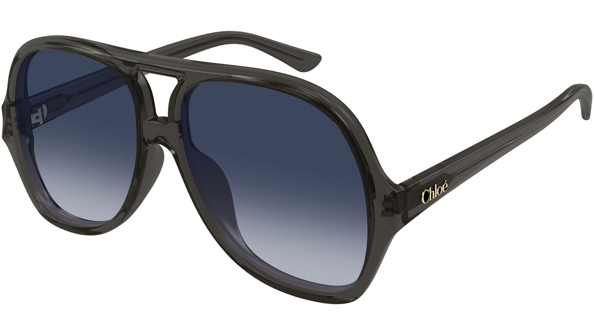 CH0289S Chloé Pilot Sunglasses 001 Grey - eye-oo.com