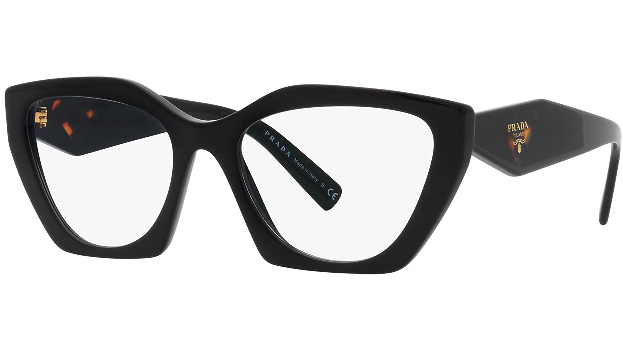 Prada PR 09YV 1AB1O1 Optical Frame Black - eye-oo.com