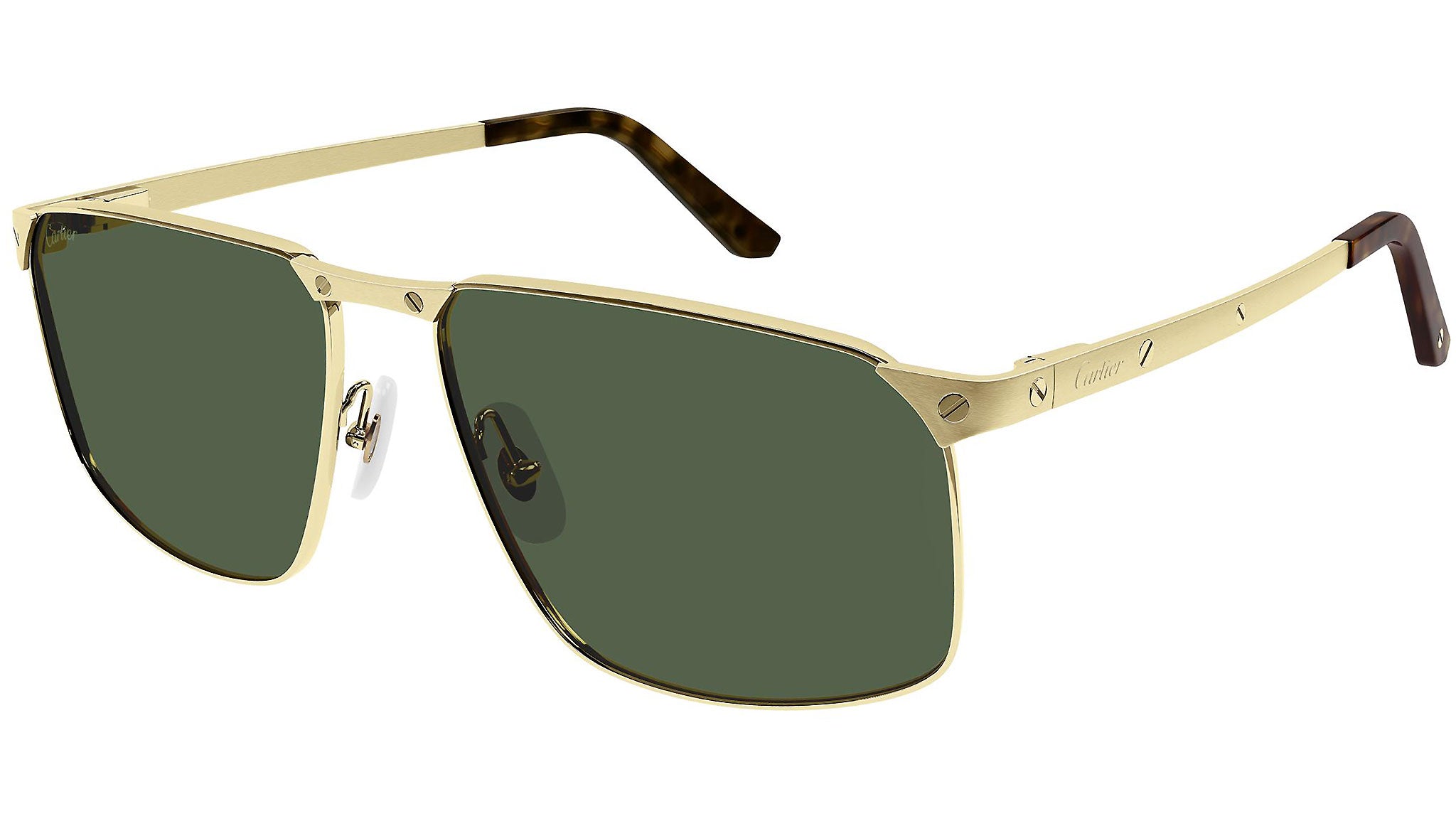 Cartier CT0322S 002 Shiny Gold Sunglasses - eye-oo.com