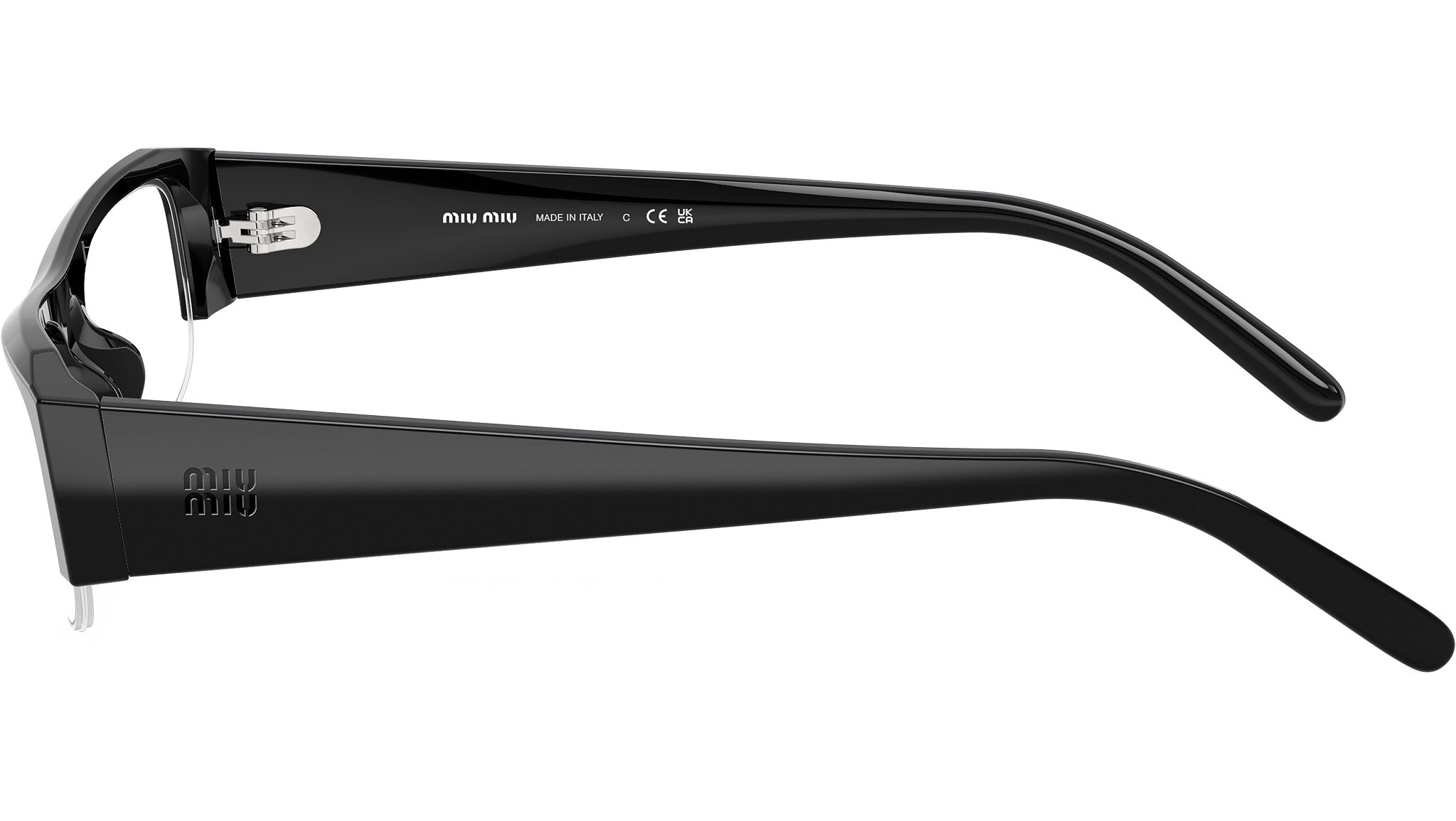 Miu Miu MUB07S Sunglasses 16K08N Black - eye-oo.com