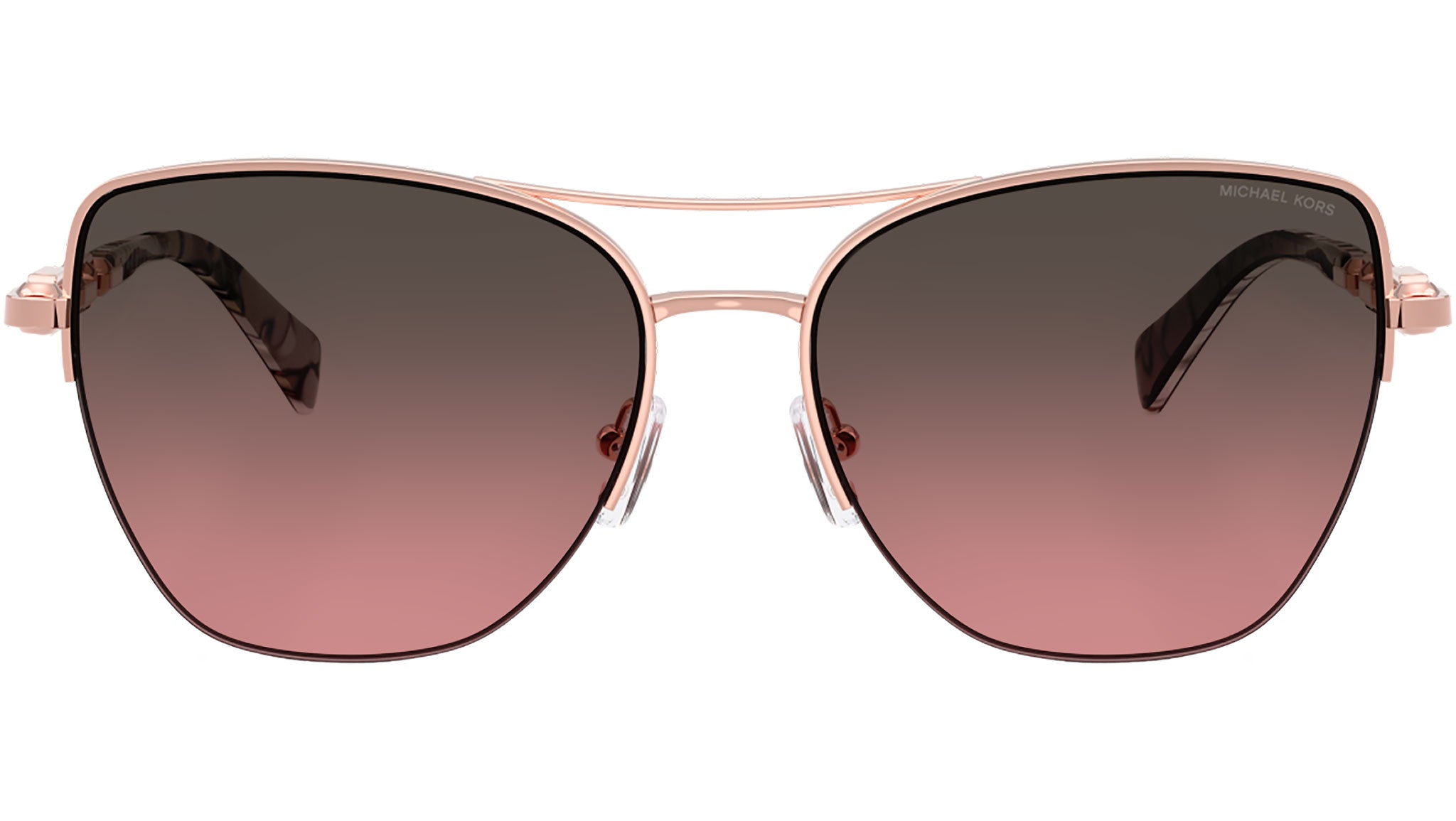 0MK1163 Michael Kors Sunglasses 110811 Rose Gold Shiny - eye  display picture 1