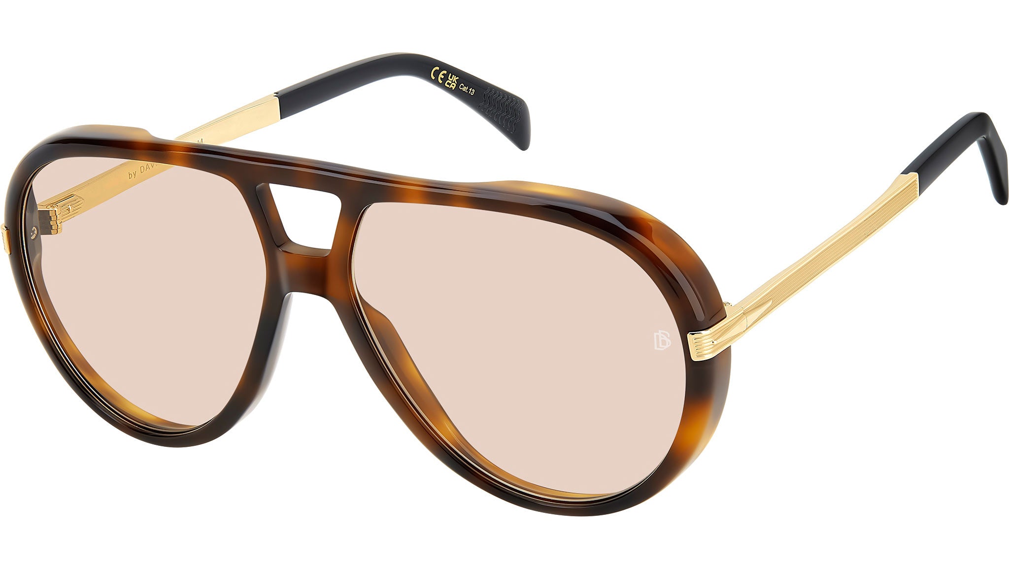 David Beckham DB 99/VOYAGER 2IK 3O Sunglasses Havana Gold - eye-oo.com