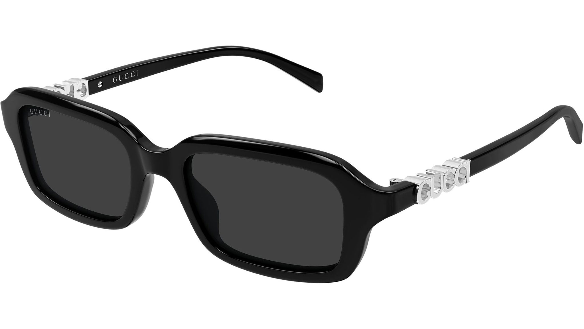 GUCCI ブラック サングラス GGロゴ ケース付き Gucci GG2152S 001 Black Grey Sunglasses - eye-oo.com