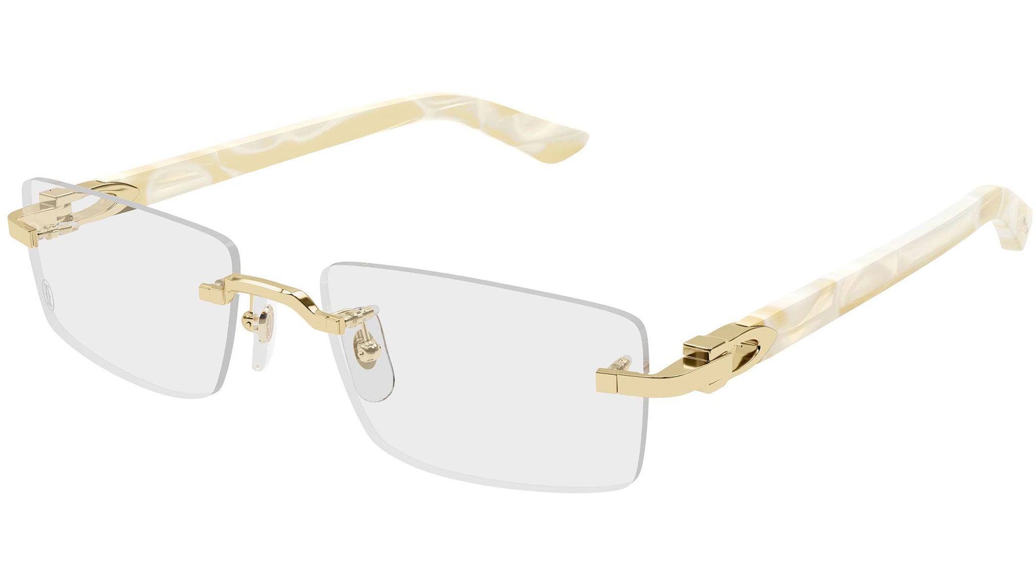 Cartier CT0581O Eyeglasses Shiny Gold - eye-oo.com