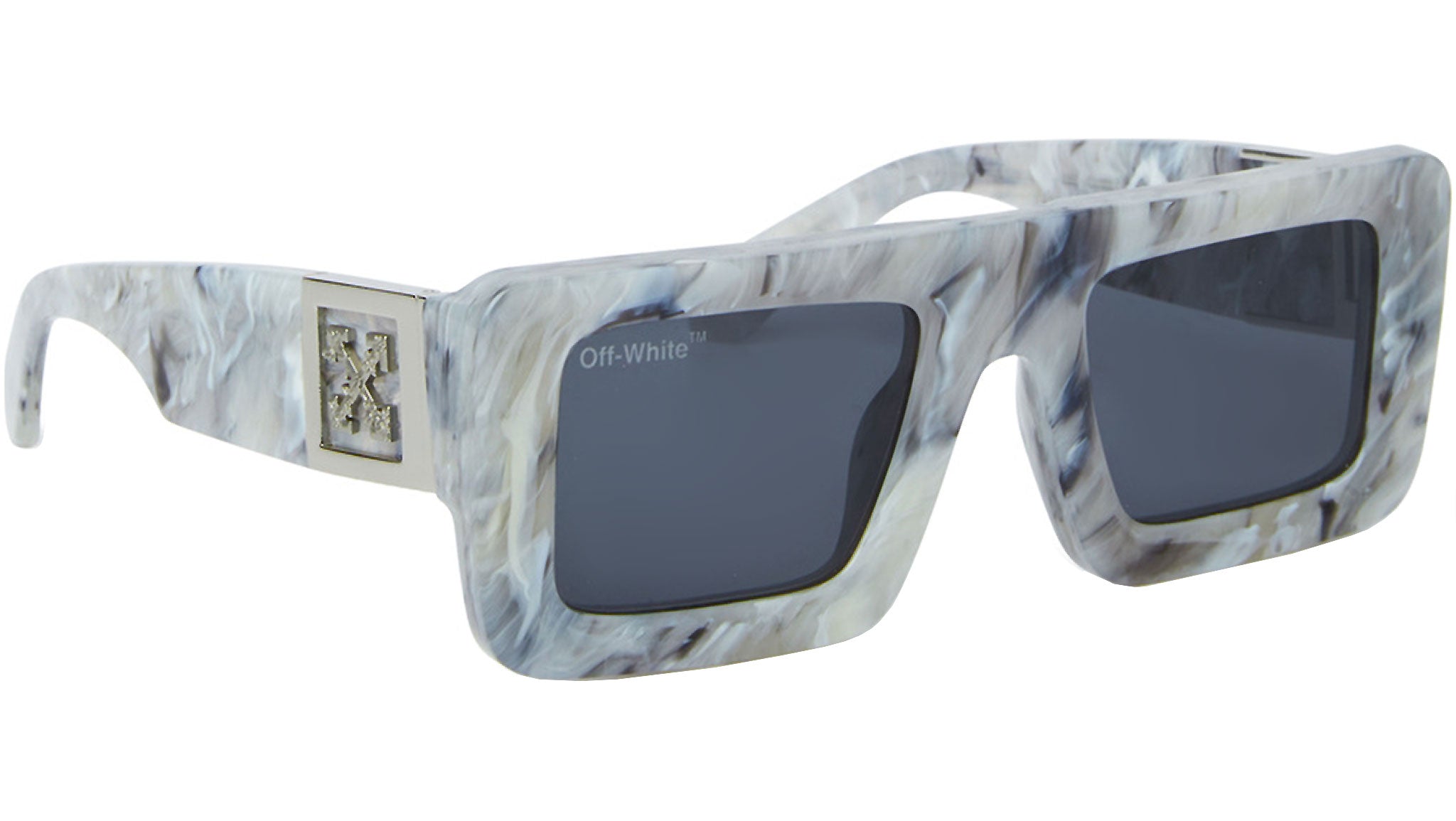 Off-White Leonardo Marble Sunglasses - eye-oo.com