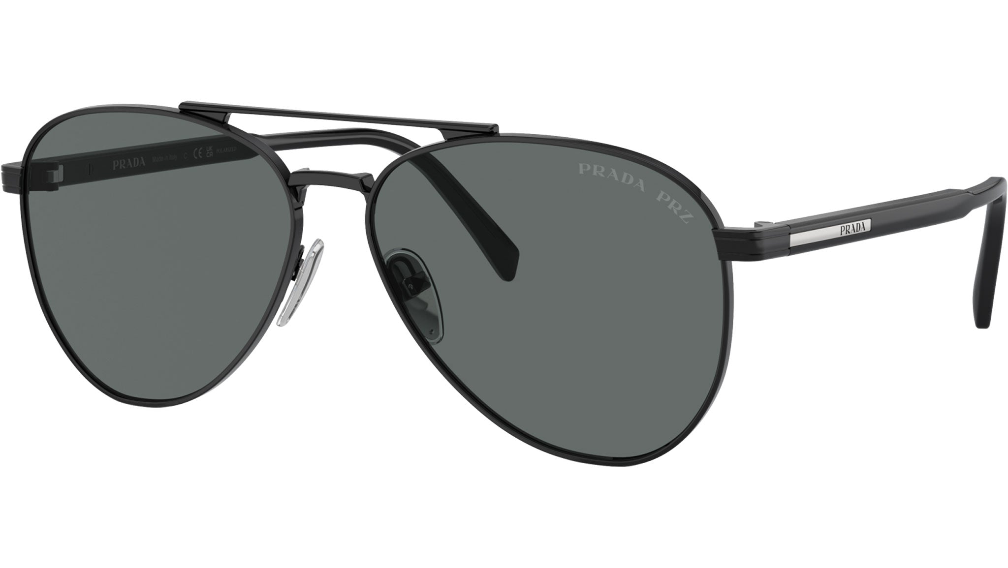 Prada PR A58S Sunglasses 1AB5Z1 Black - eye-oo.com