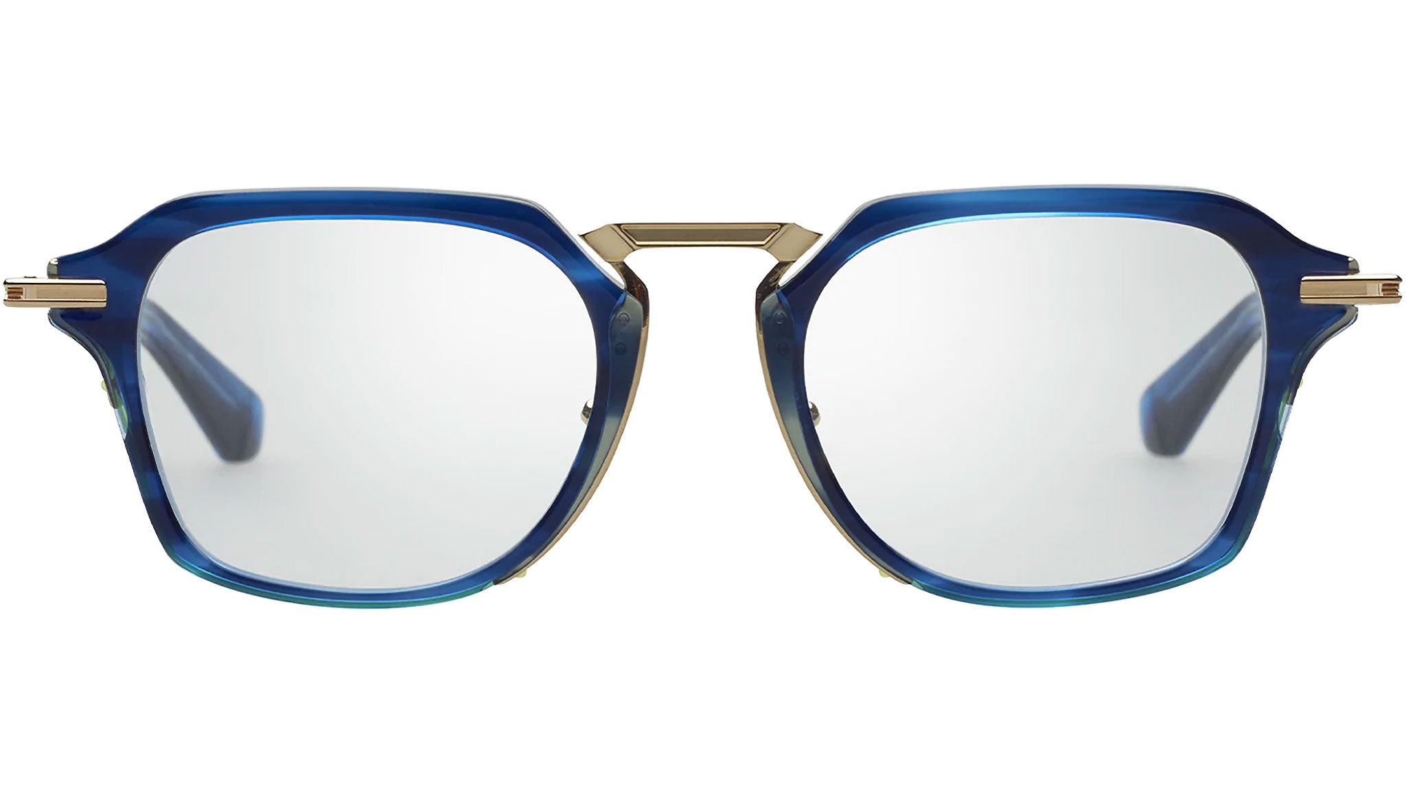 Dita Aegeus DTX413 Optical Frame 03 Blue Swirl Gold Black 
