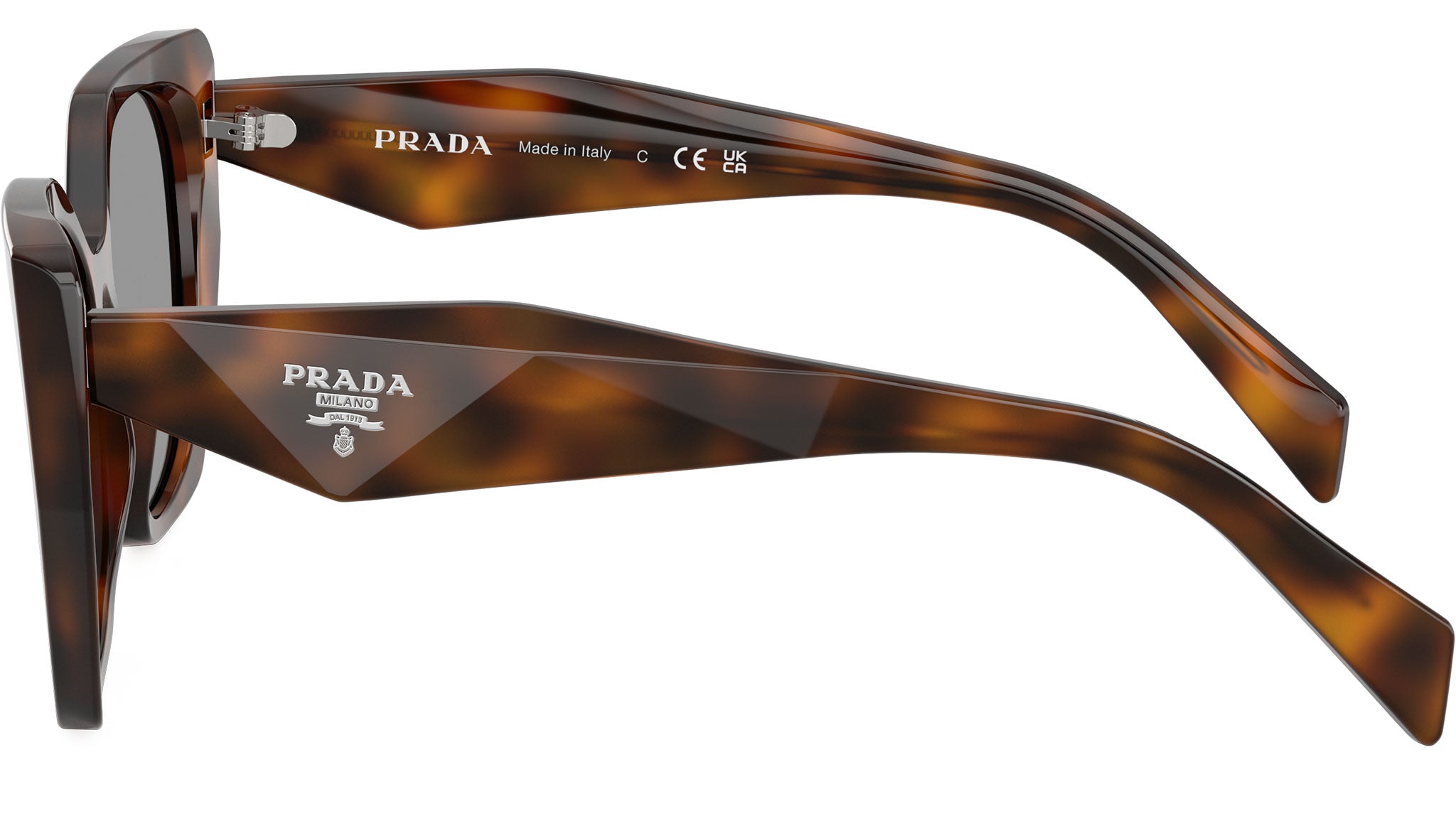 PR 19ZS Prada Sunglasses 20D50Q Juniper Tortoise - eye-oo.com