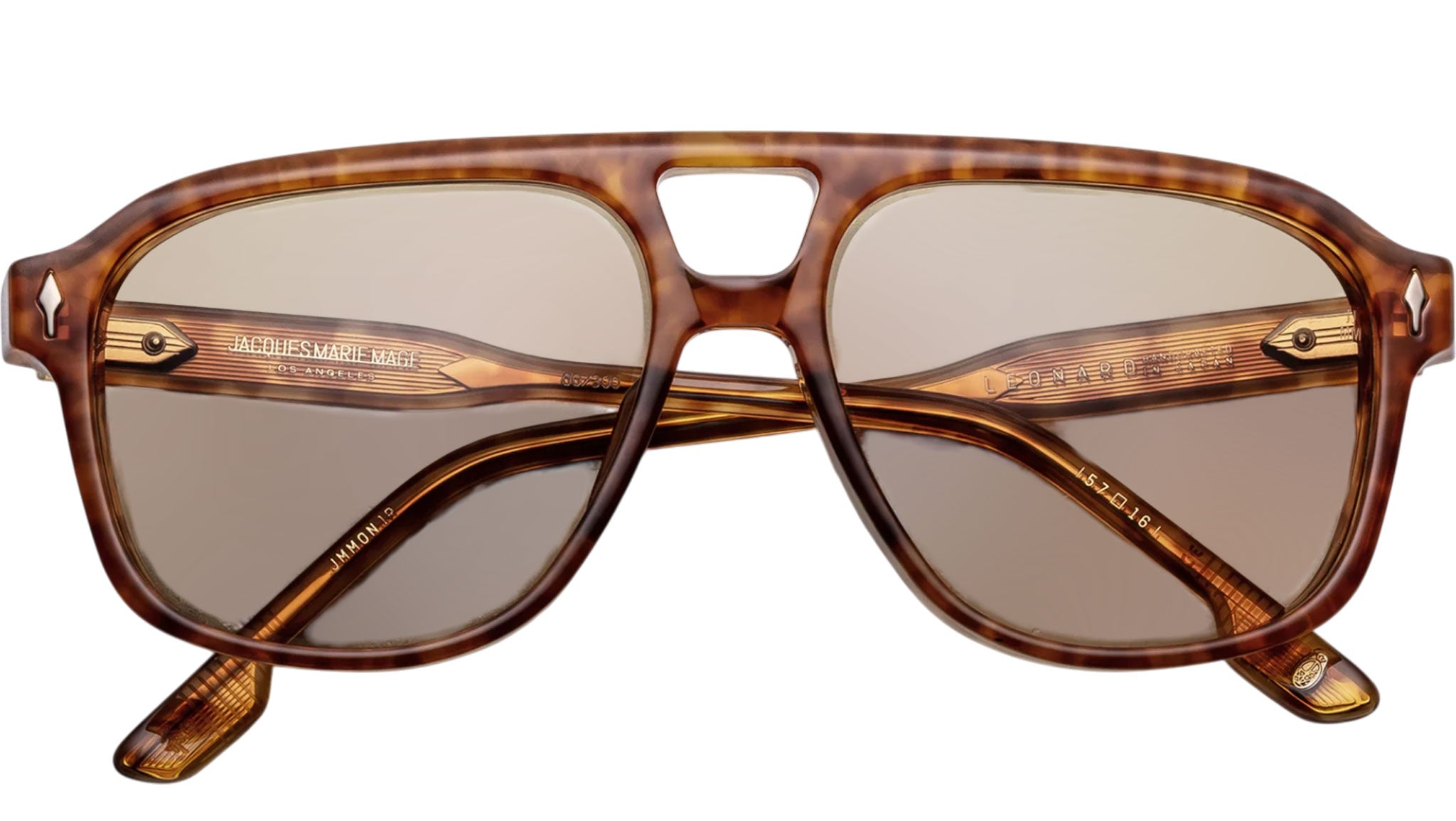 Vemram janray 美品 Jacques Marie Mage Leonard Camel Sunglasses JMMON-1R - eye-oo.com