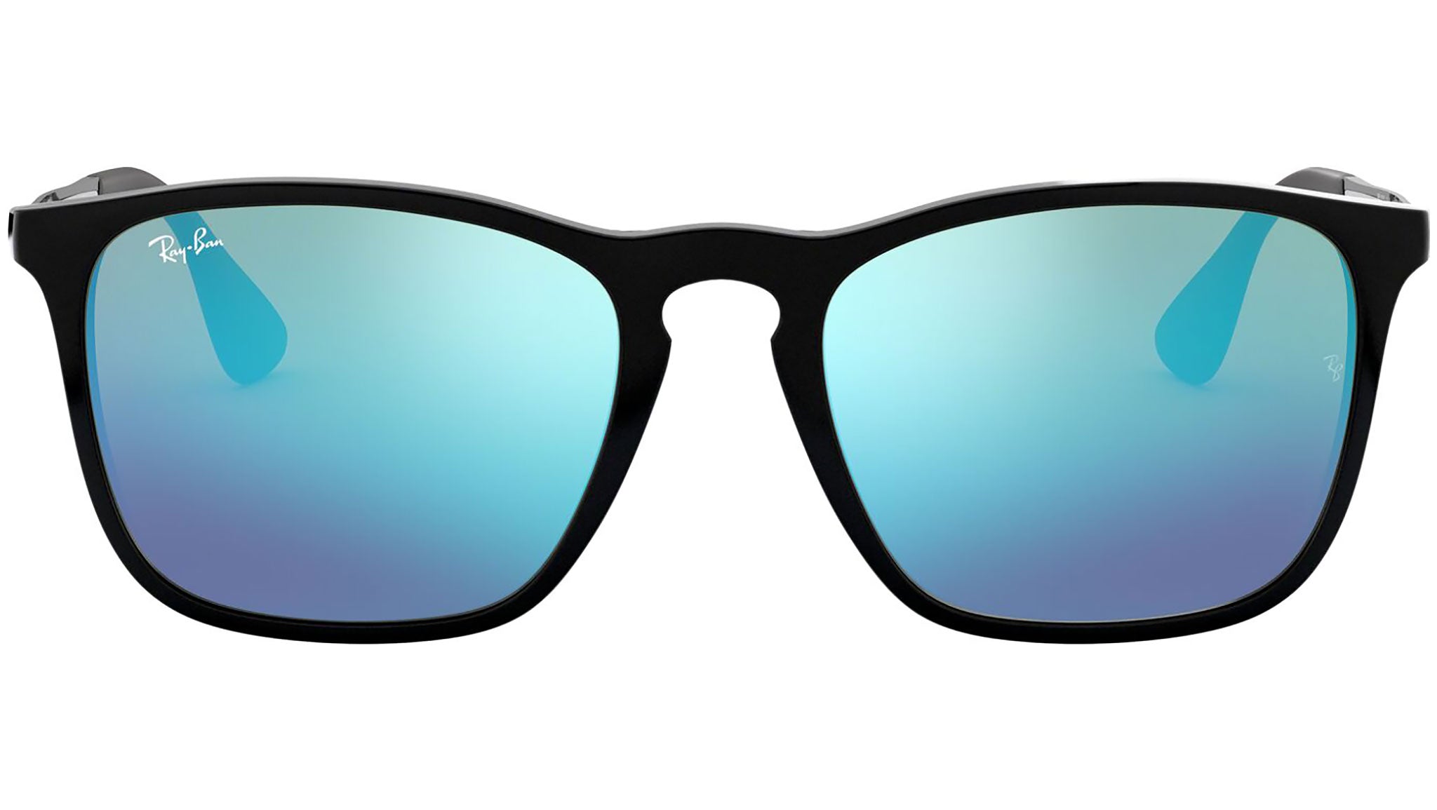 美品 Ray-Ban RB4187-F CHRIS 601/55ブルーレンズ Ray-Ban Chris RB4187 601/55 Black Sunglasses - eye-oo.com