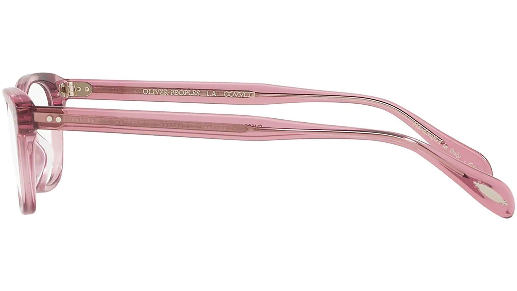 Oliver Peoples OV5224 1656 Ashton Eyeglasses Pink Translucent FRAMES 46-17-140 Oliver Peoples - Ashton (OV5224) Eyeglasses | Specs Collective main image 3