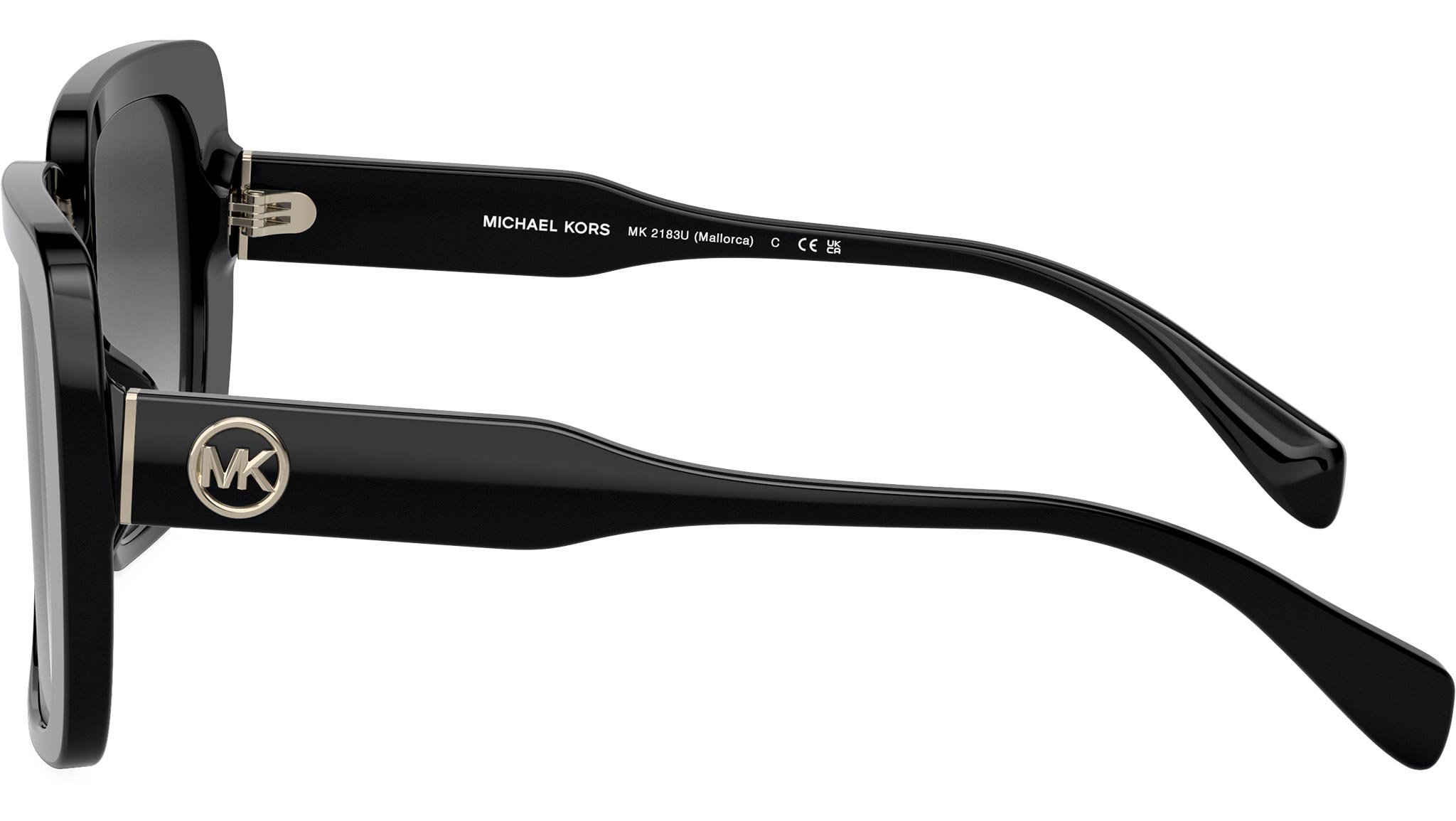 Michael Kors Mallorca MK2183U Sunglasses 30058G Black - eye-oo.com