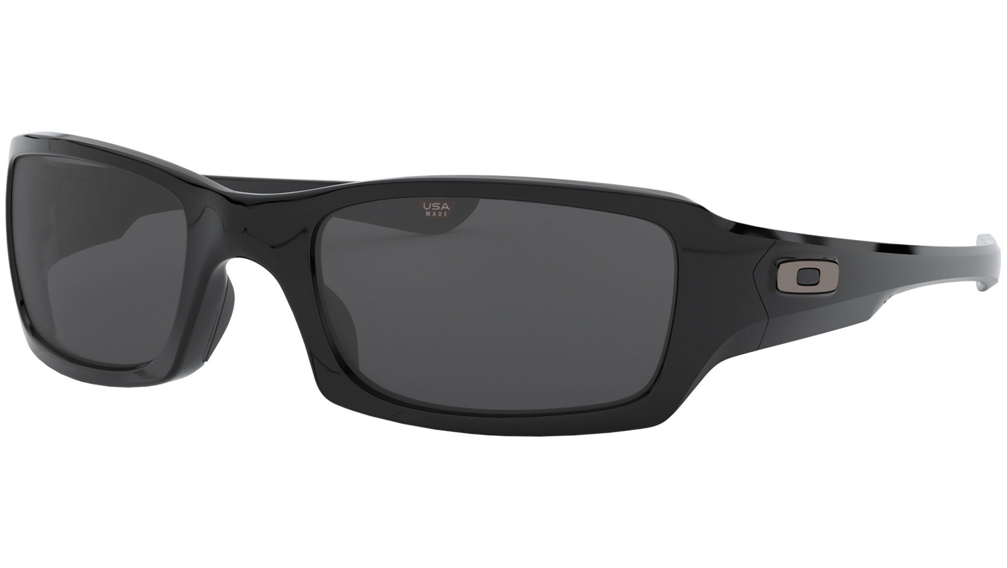 新品　oakley fives squared 偏光 Fives Squared® Black Iridium Polarized Lenses, Polished Black