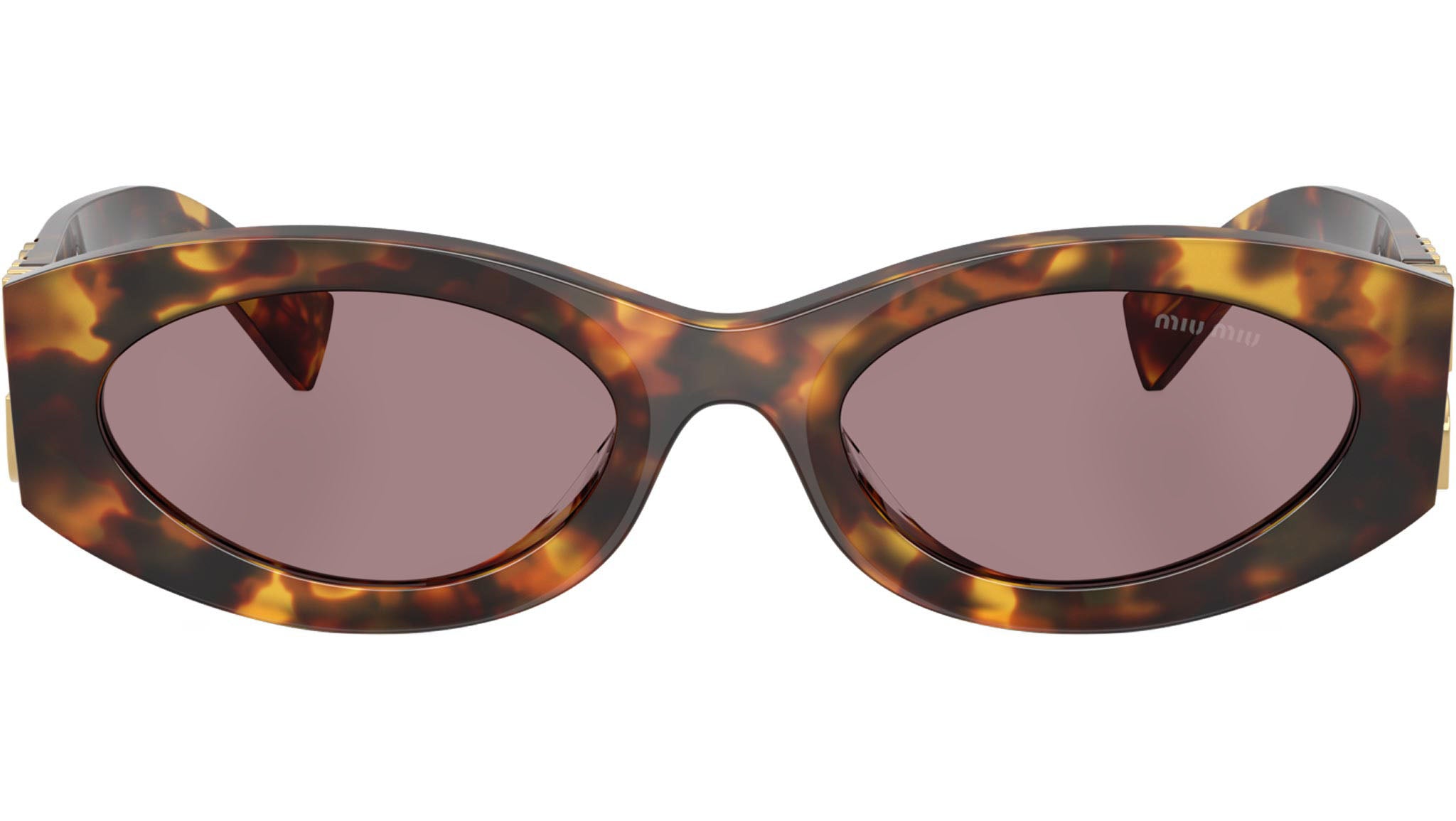 MU 11WS Miu Miu Sunglasses 14L20I Honey Havana - eye-oo.com