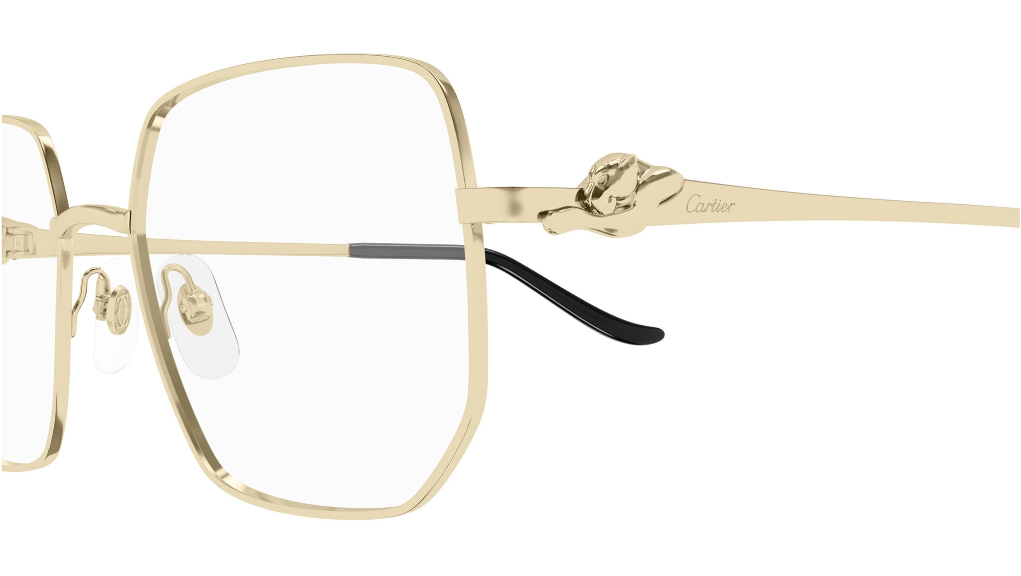 Cartier CT0568O Eyeglasses 001 Shiny Gold - eye-oo.com