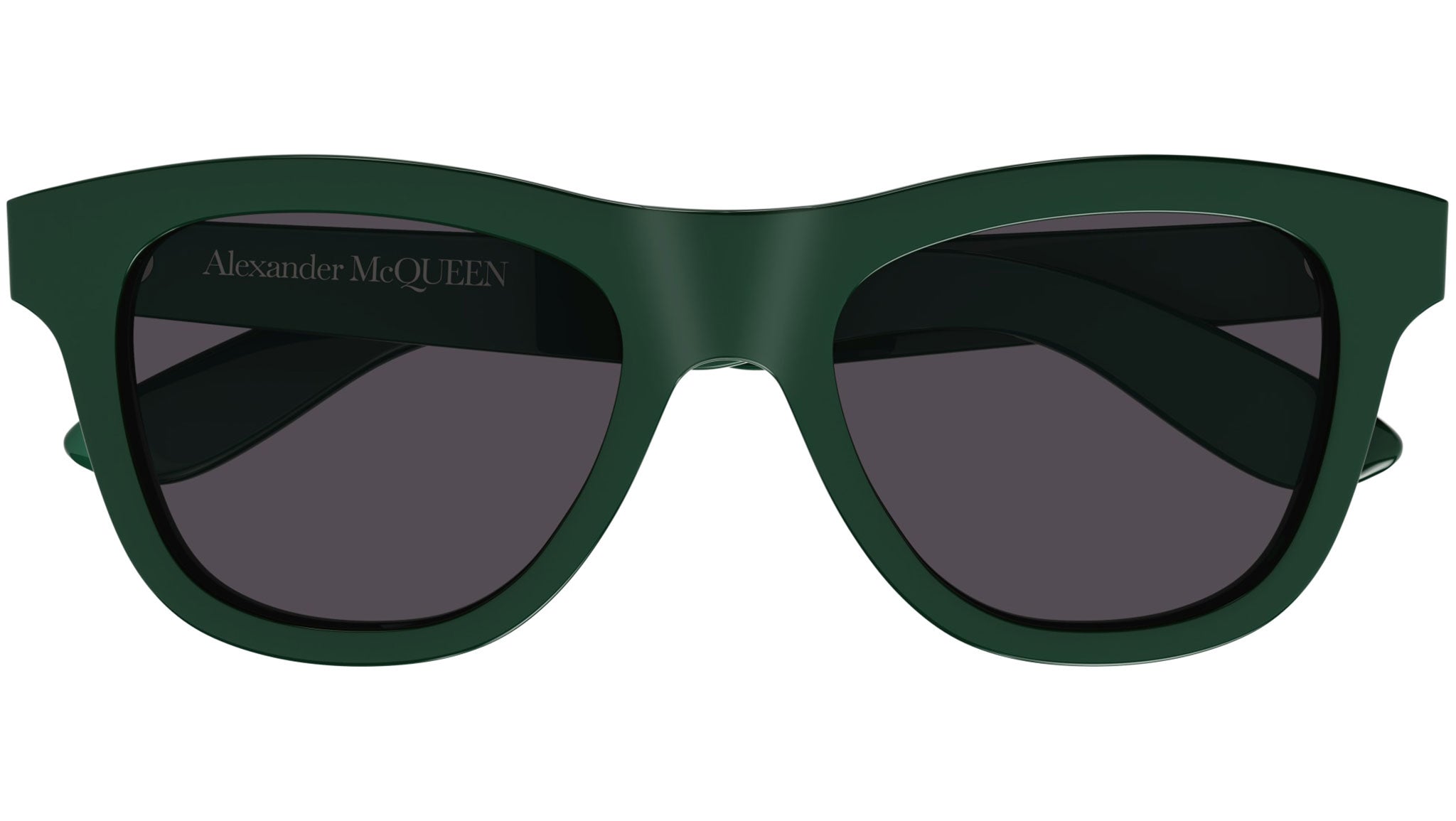 Alexander McQueen AM0421S 004 Sunglasses Shiny Green - eye  display picture 1