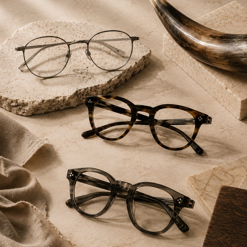 Titanium, Acetate, Horn: The Materials of Luxury