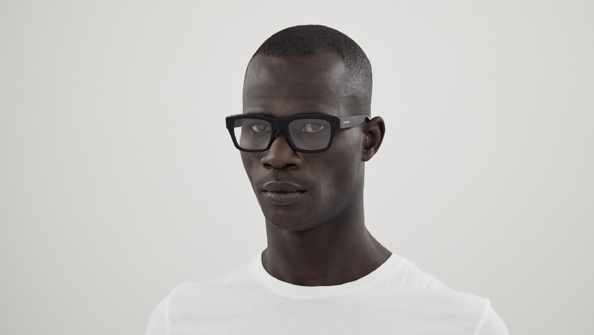 Saint Laurent SL 616 Eyeglasses 001 Shiny Black - eye-oo.com