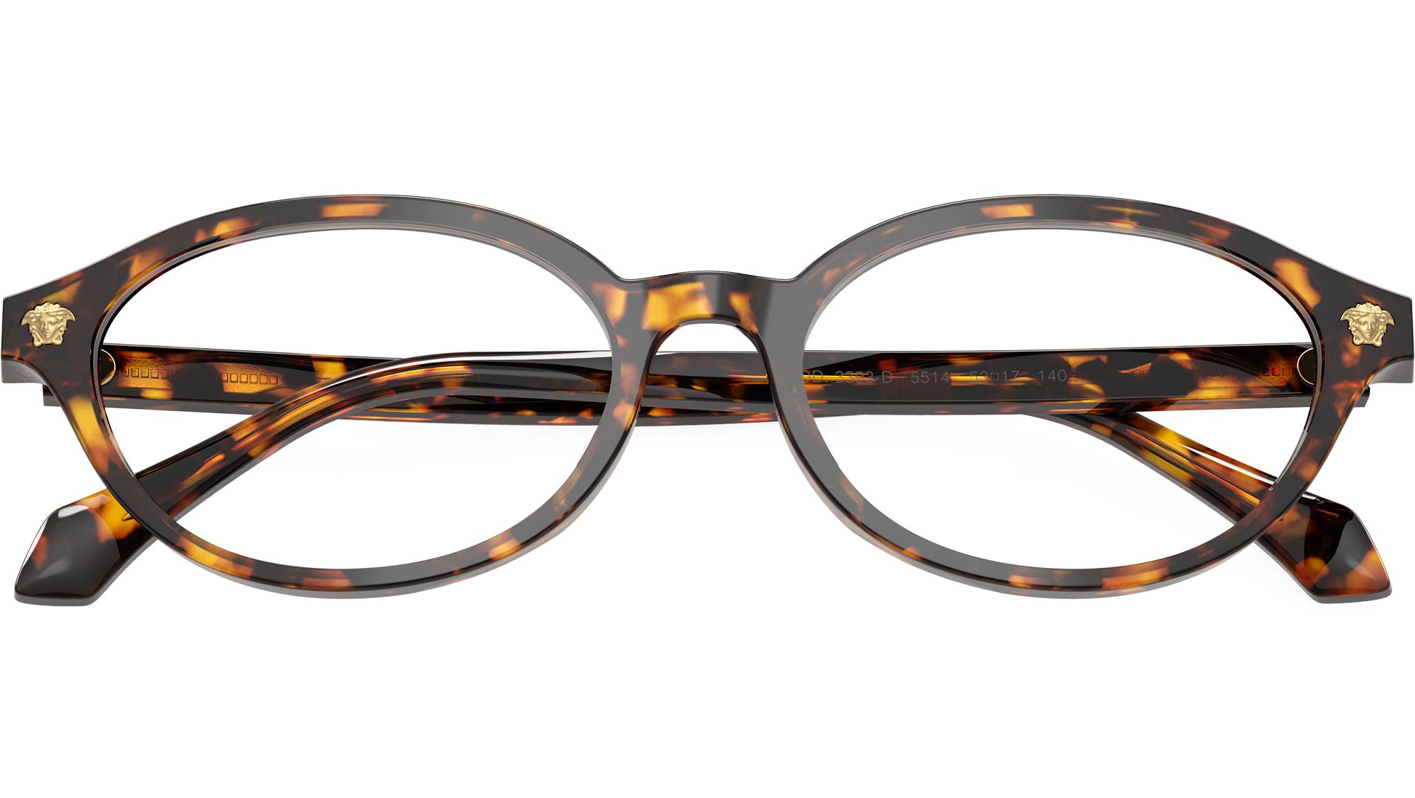 Versace VE3393D Glasses 5514 Havana - eye-oo.com display picture 2