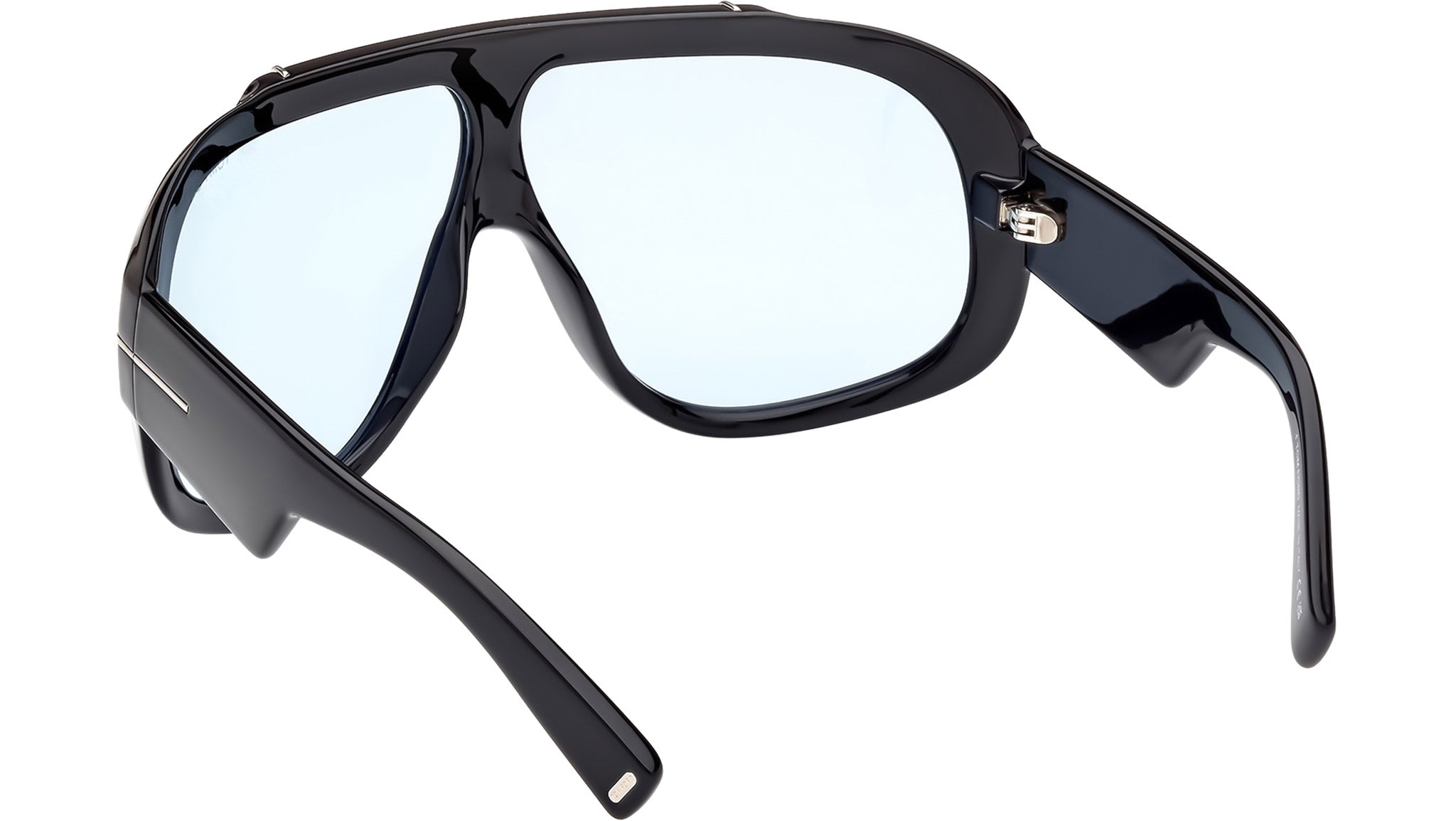 Tom Ford Rellen Sunglasses FT1093 01V Shiny Black - eye-oo.com display picture 3