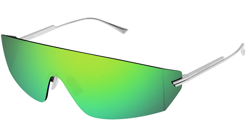 Bottega Veneta Acetate Sporty Oval Sunglasses