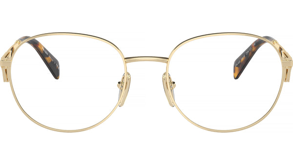 Prada PR A50V Eyeglasses ZVN1O1 Pale Gold - eye-oo.com
